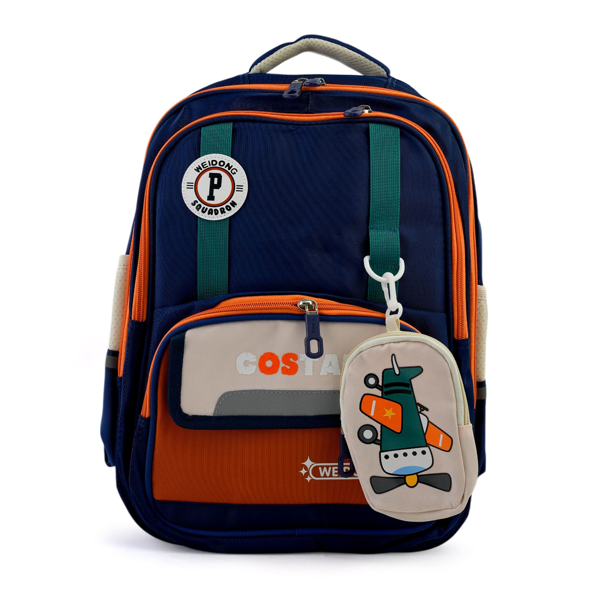 Kids School Backpack 16" - Blue, School Bags, Chase Value, Chase Value