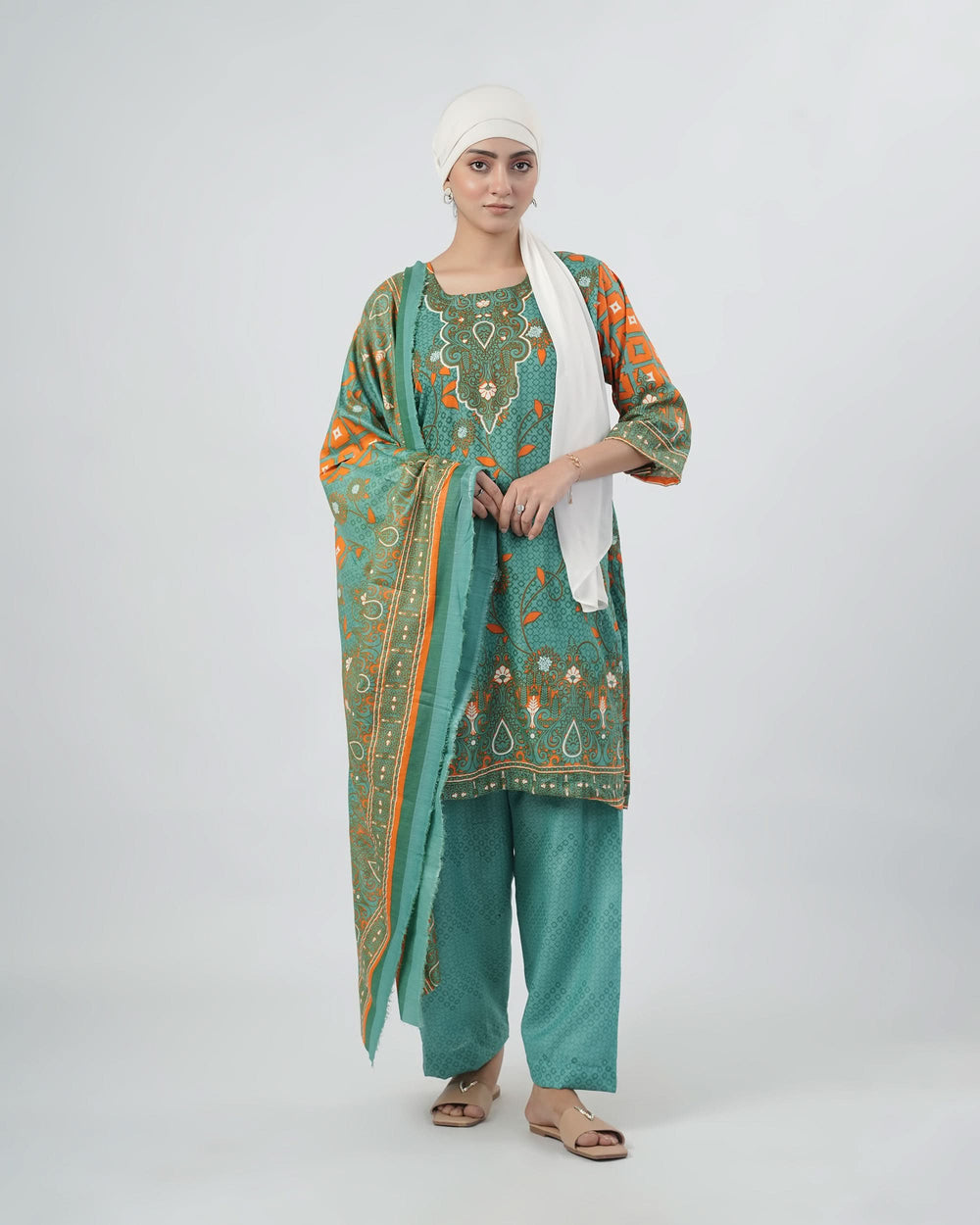Shahzaib Gull Gee Printed 3-Pcs Suit, Women, 3Pcs Shalwar Suit, Chase Value, Chase Value