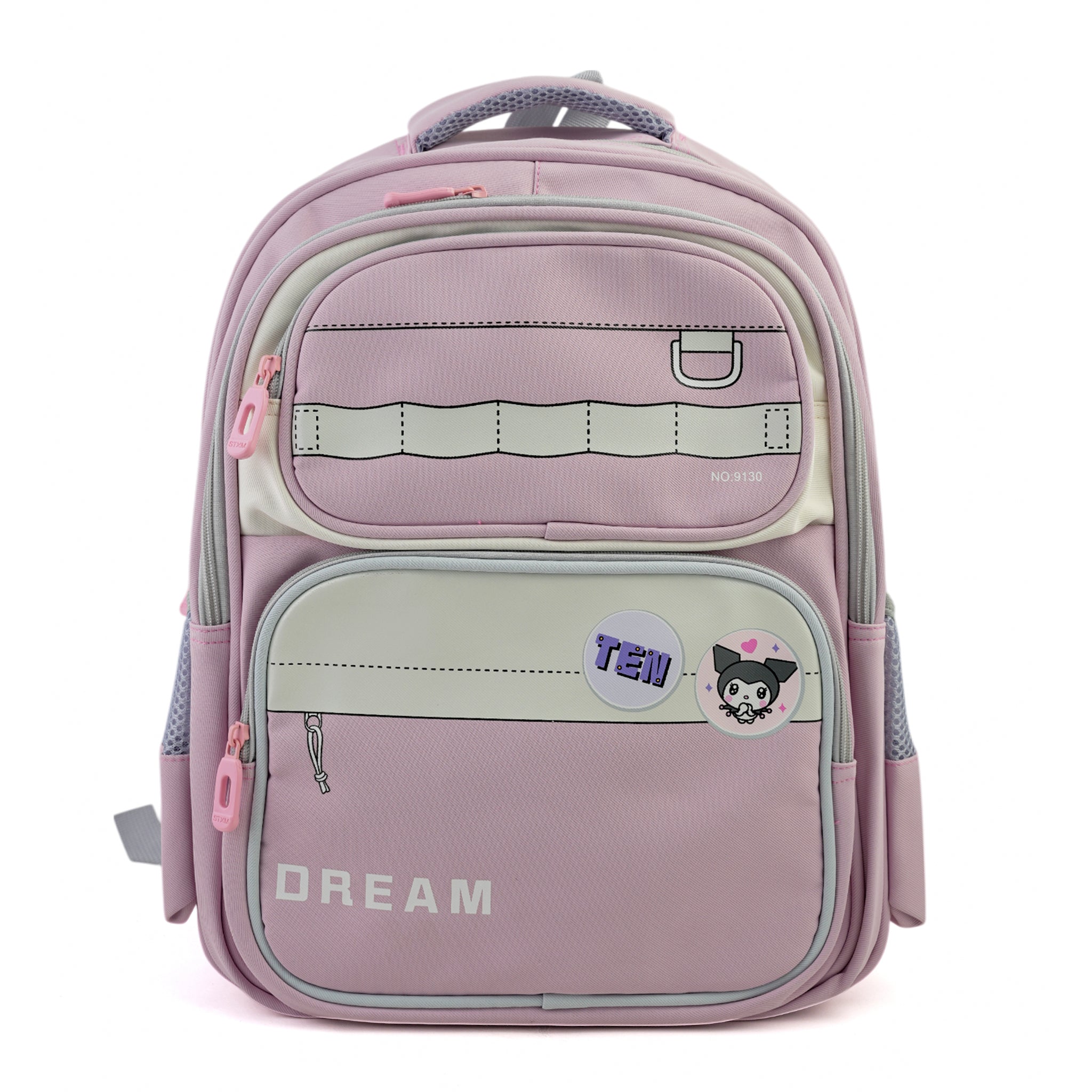 Kids School Backpack 16" - Pink, School Bags, Chase Value, Chase Value