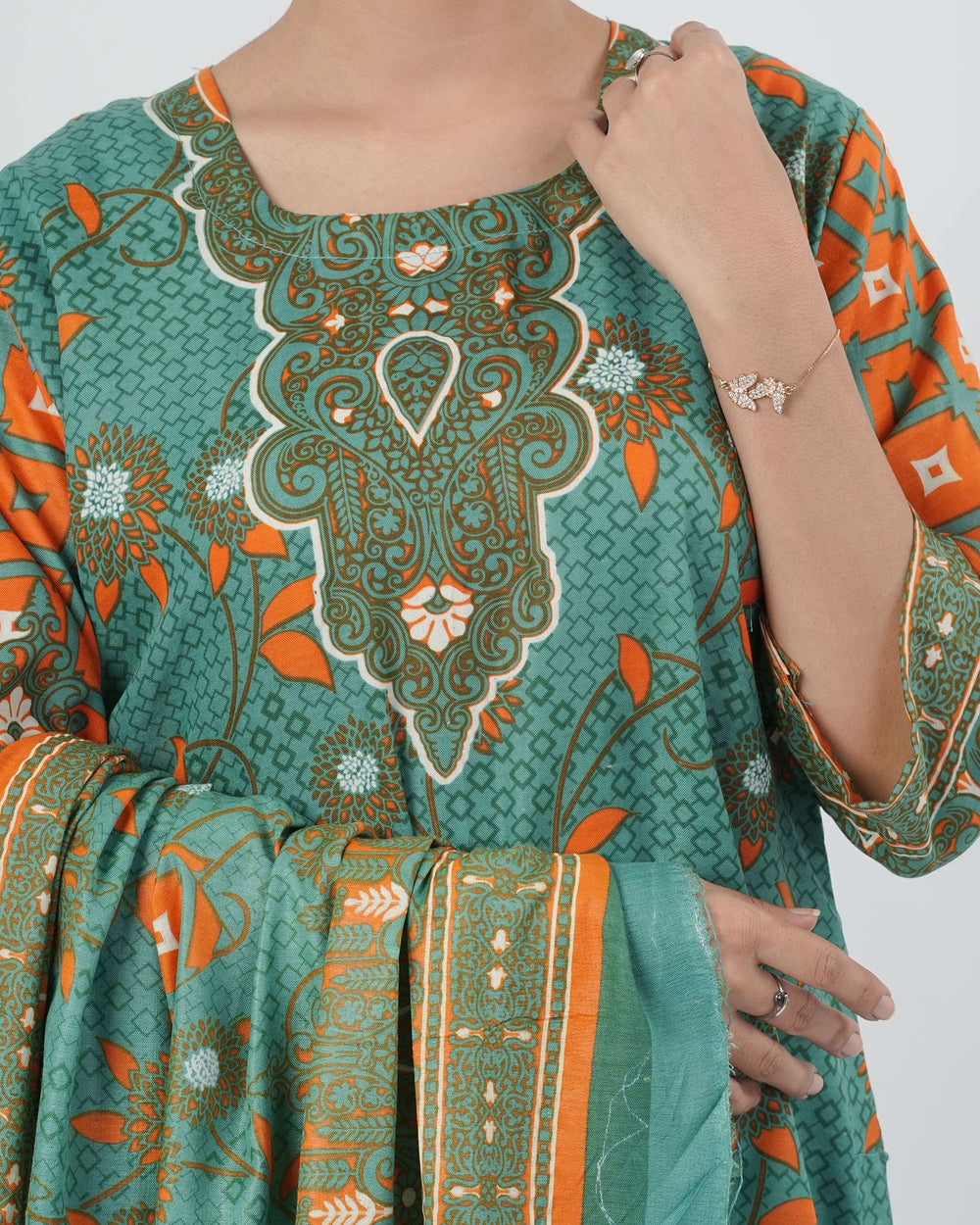 Shahzaib Gull Gee Printed 3-Pcs Suit, Women, 3Pcs Shalwar Suit, Chase Value, Chase Value