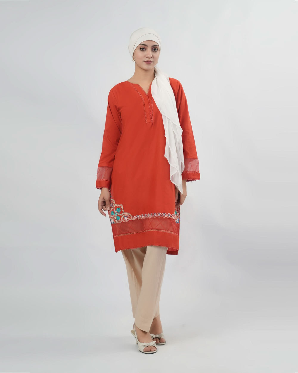 Valuables Women's Embroidered Kurti, Women Ready Kurtis, Chase Value, Chase Value