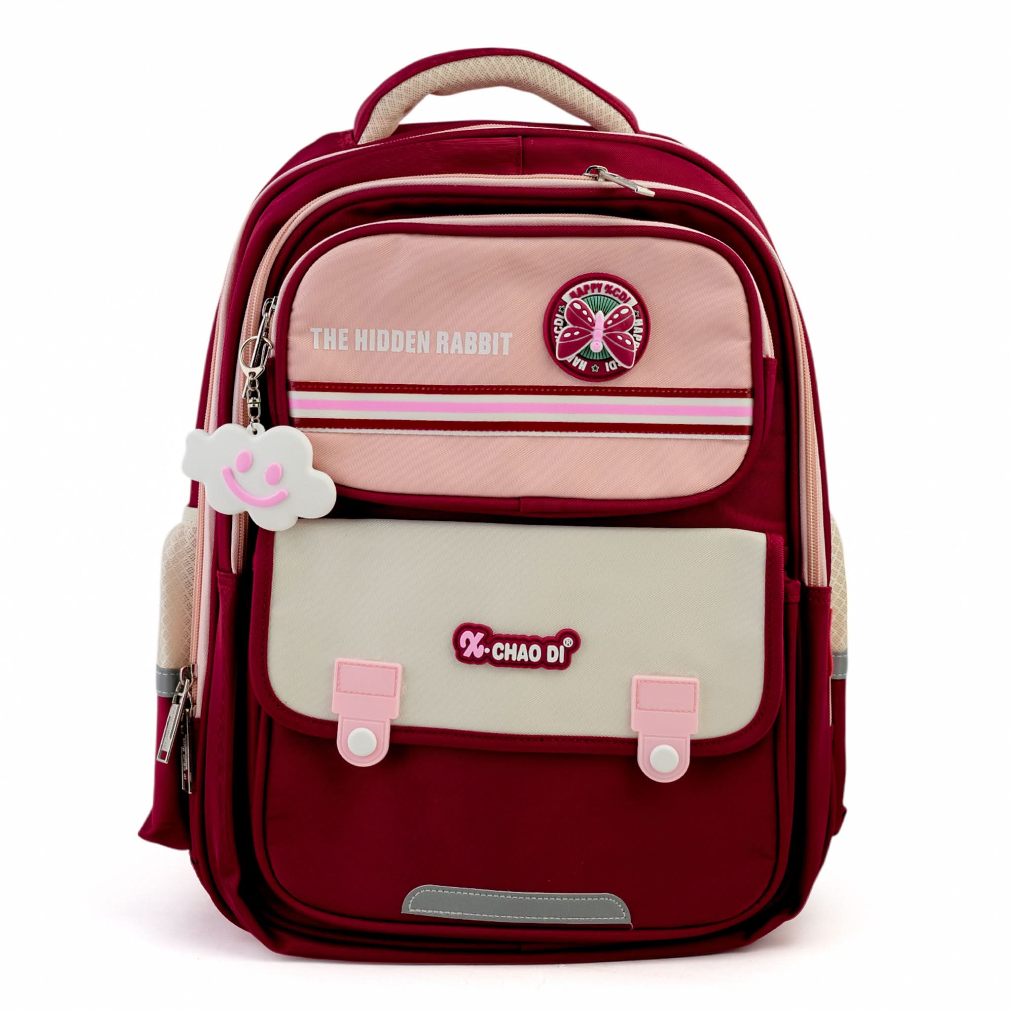 Kids School Backpack 16" - Maroon, School Bags, Chase Value, Chase Value