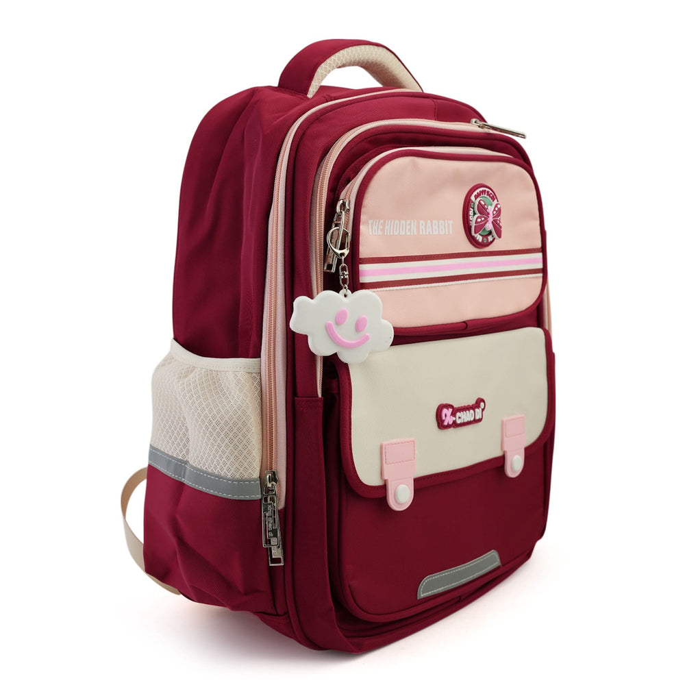 Kids School Backpack 16" - Maroon, School Bags, Chase Value, Chase Value