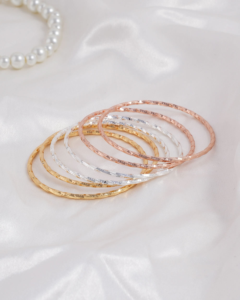 Eminent Women's Kara 6Pcs, Women Bangles & Bracelets, Eminent, Chase Value
