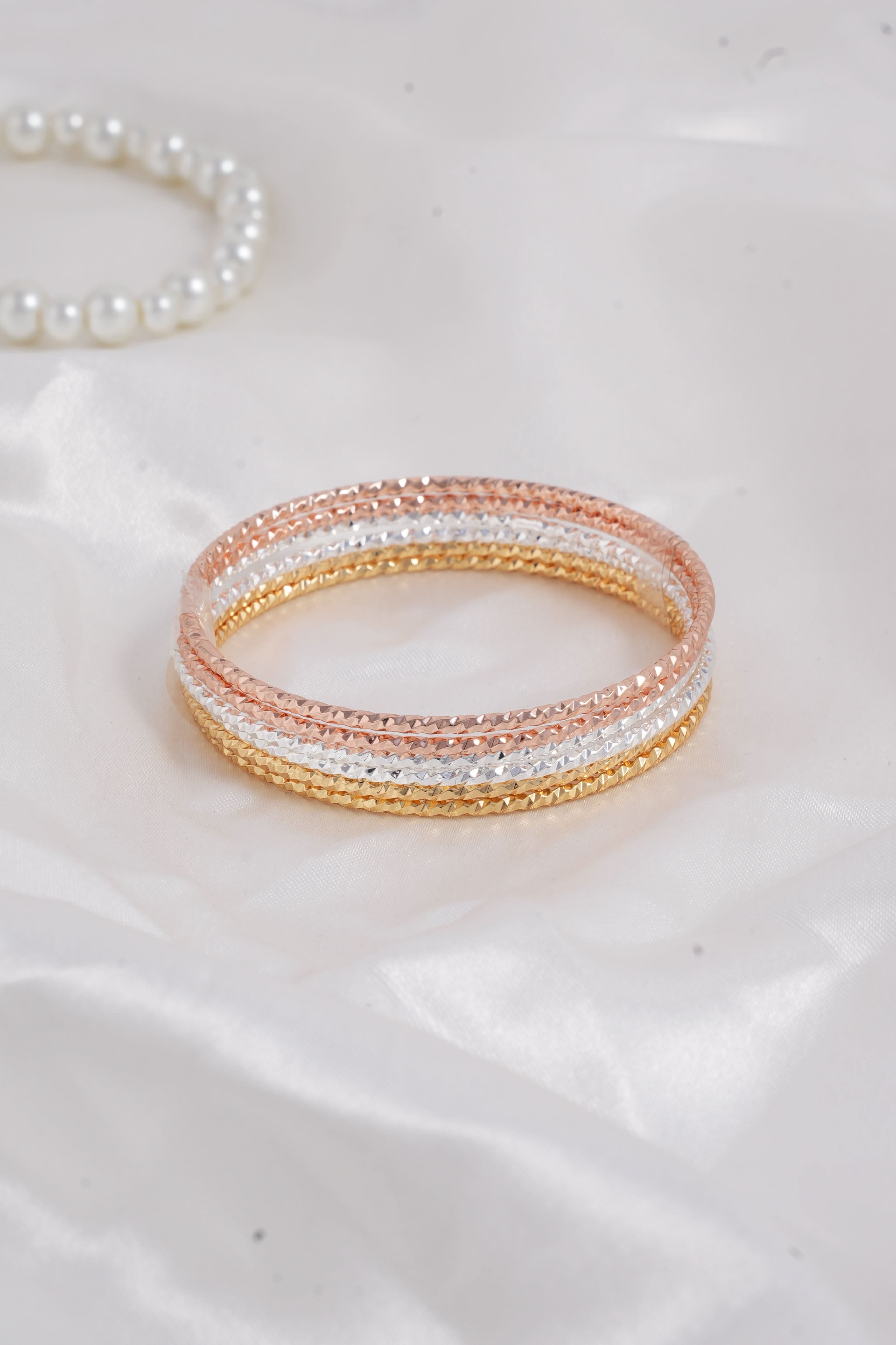 Eminent Women's Kara 6Pcs, Women Bangles & Bracelets, Eminent, Chase Value