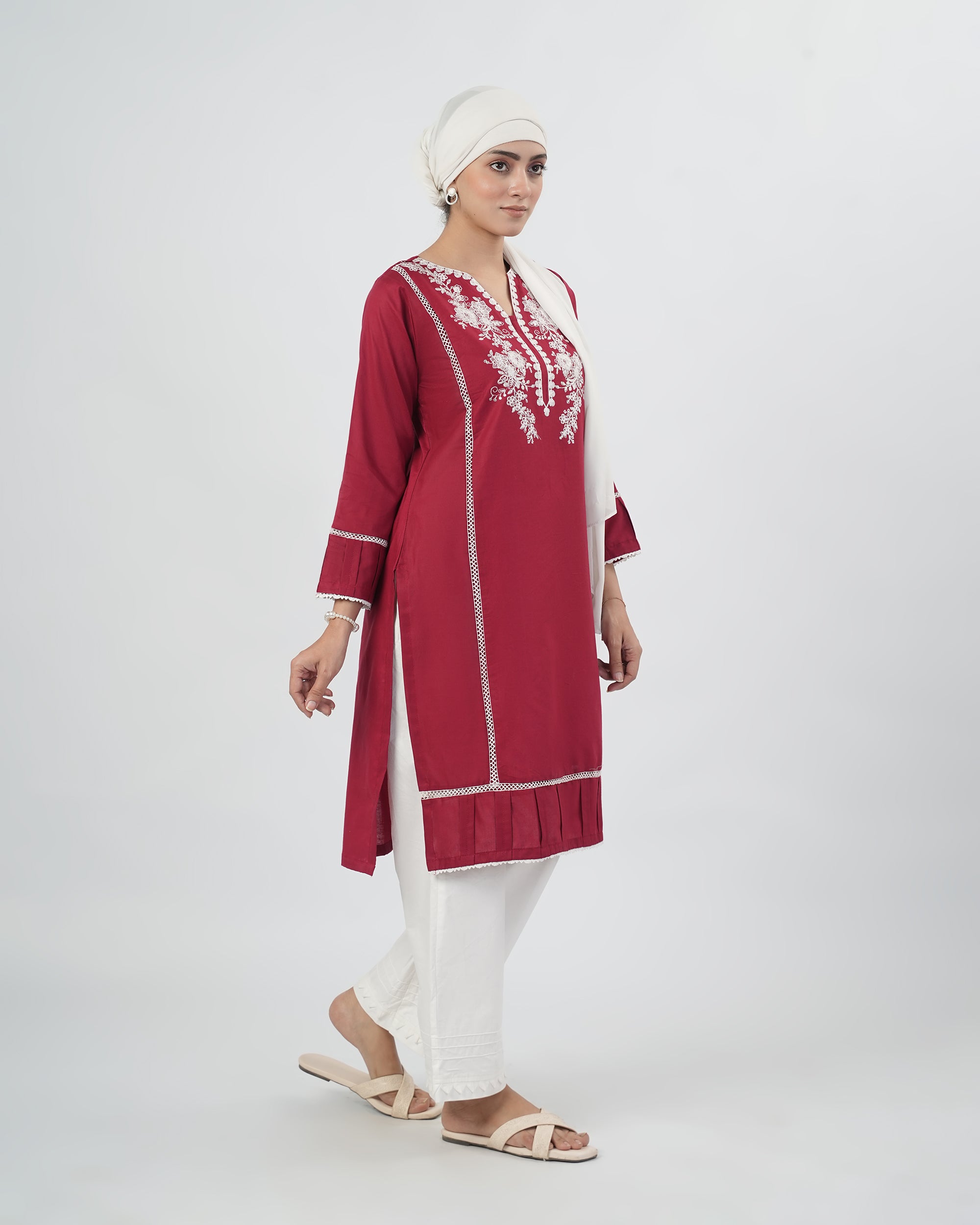 Valuables Women Embroidered Kurti, Women Ready Kurtis, Chase Value, Chase Value