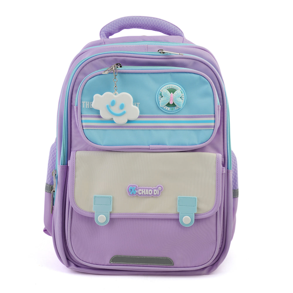 Kids School Backpack 16" - Purple, School Bags, Chase Value, Chase Value