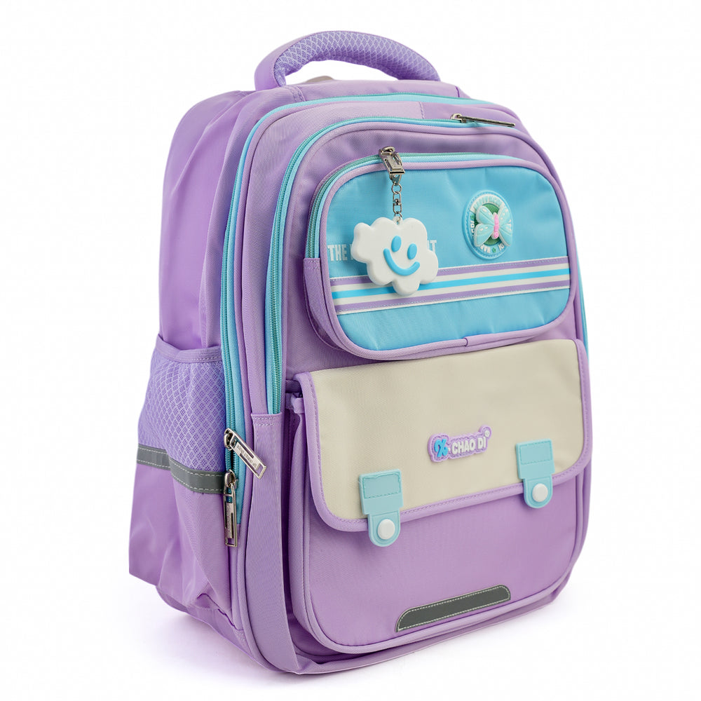 Kids School Backpack 16" - Purple, School Bags, Chase Value, Chase Value