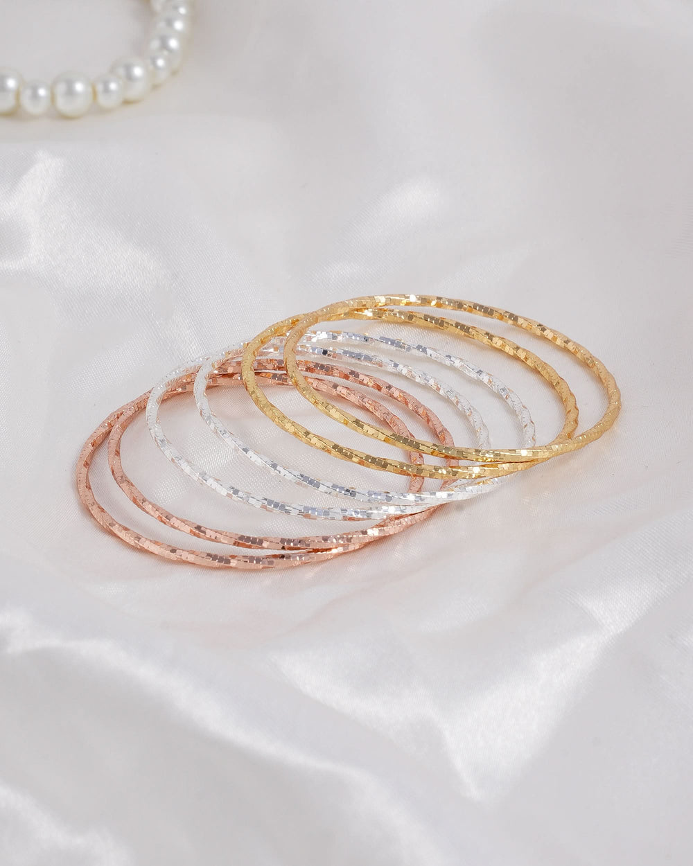Eminent Women's Kara 6Pcs, Women Bangles & Bracelets, Eminent, Chase Value
