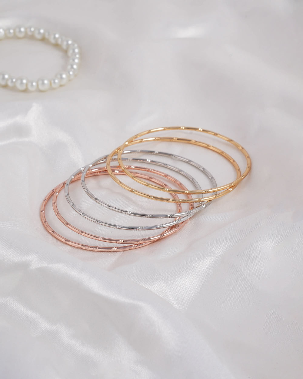 Eminent Women's Kara 6Pcs, Women Bangles & Bracelets, Eminent, Chase Value