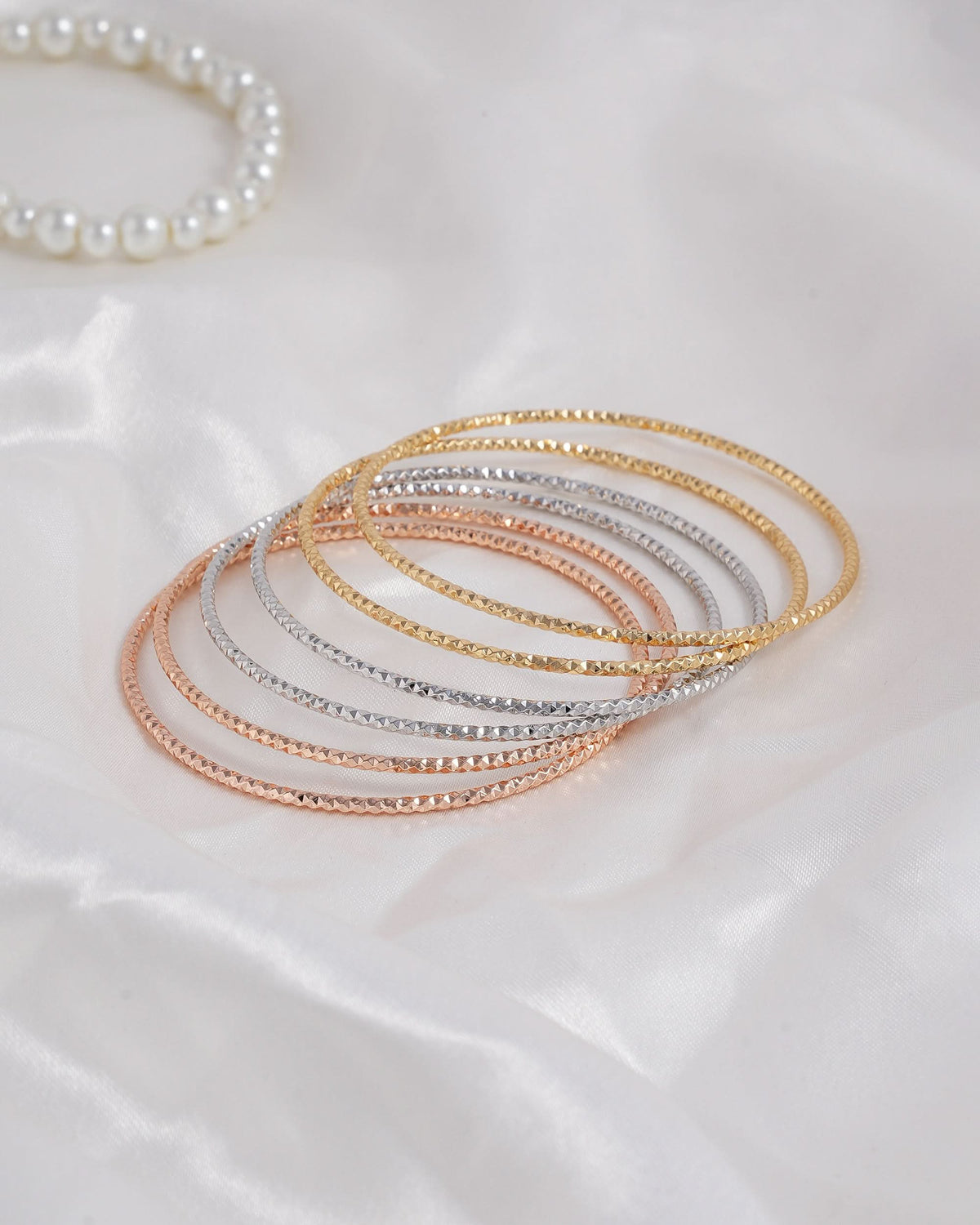 Eminent Women's Kara 6Pcs, Women Bangles & Bracelets, Eminent, Chase Value