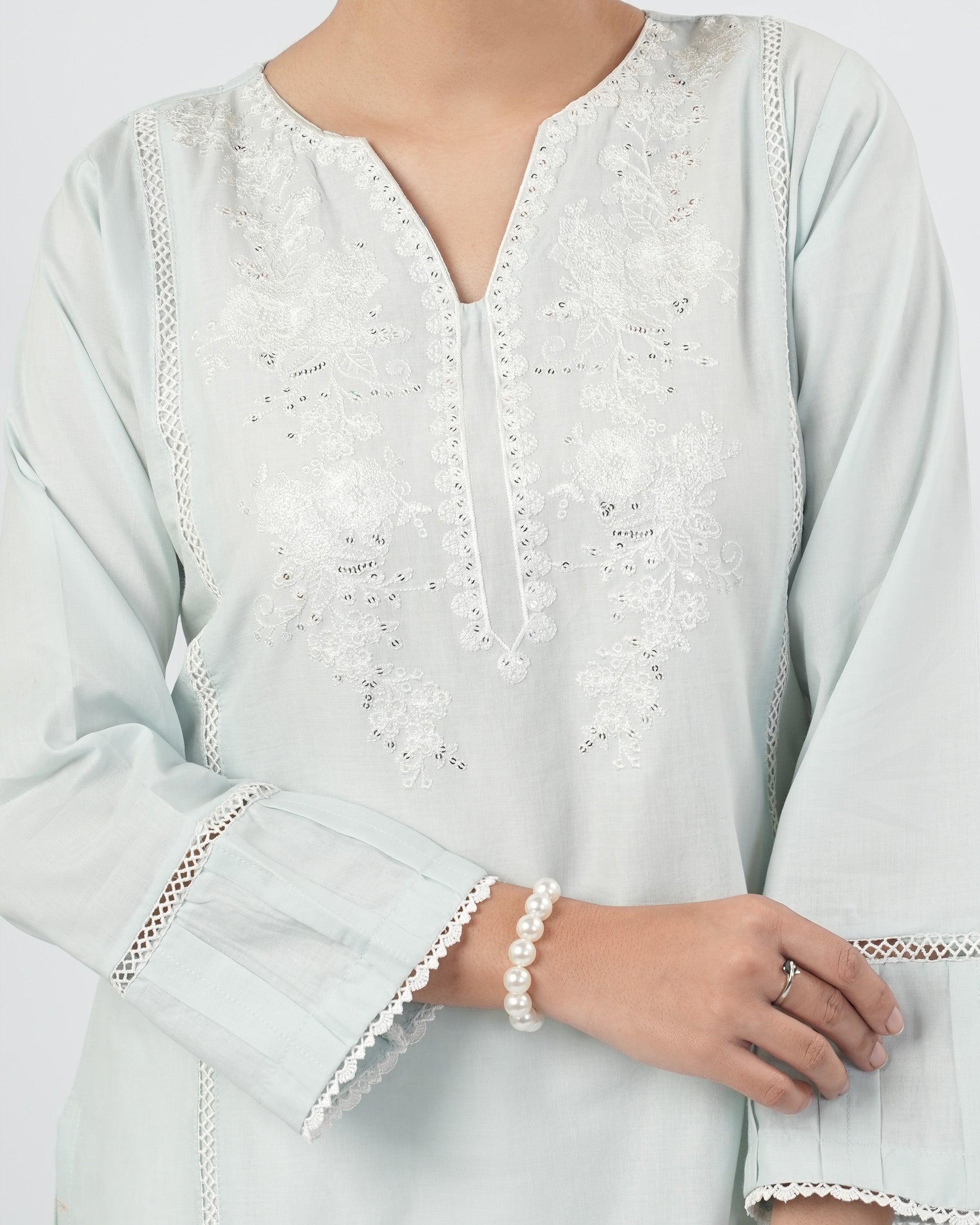 Valuables Women Embroidered Kurti, Women Ready Kurtis, Chase Value, Chase Value