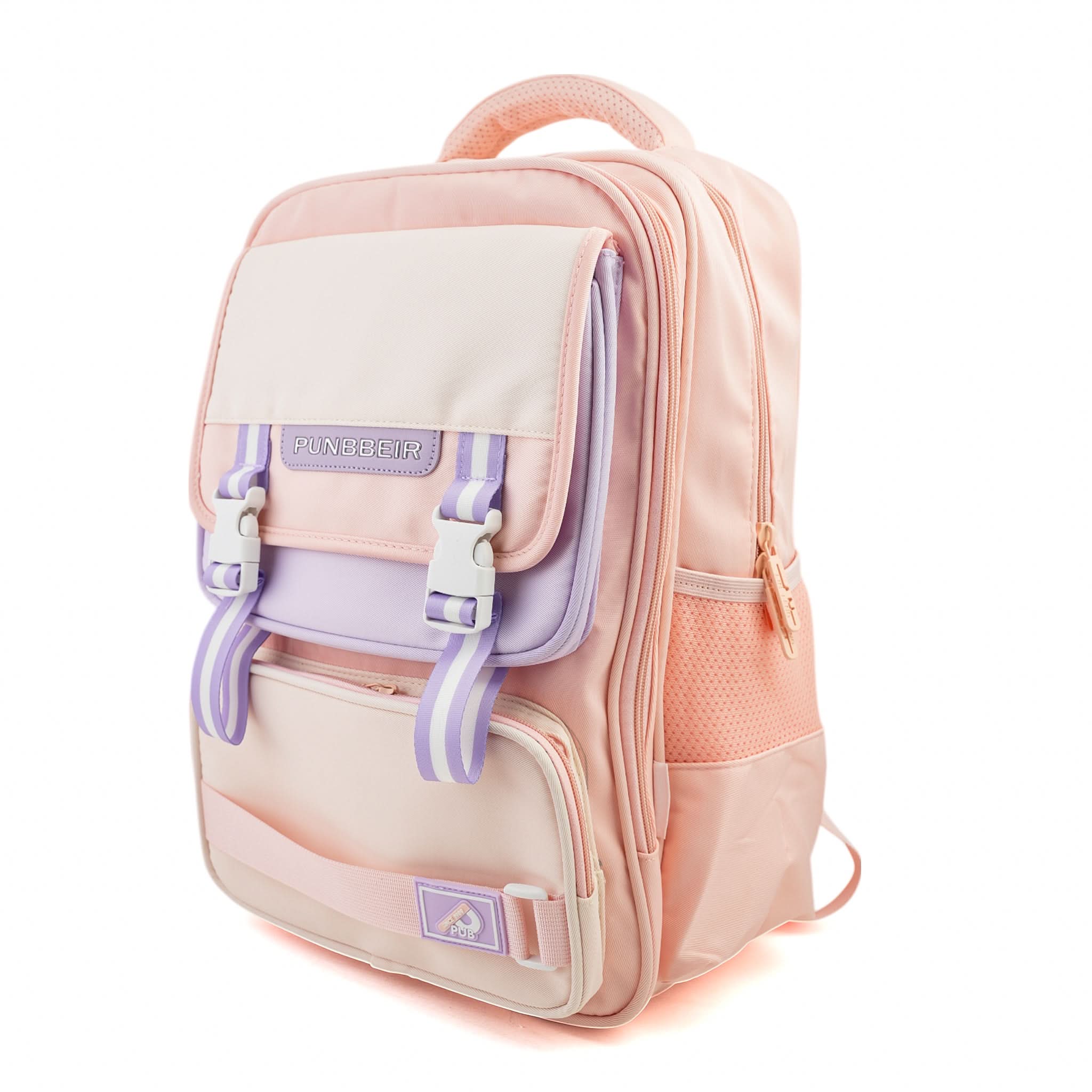 Kids School Backpack 16" - Peach, School Bags, Chase Value, Chase Value
