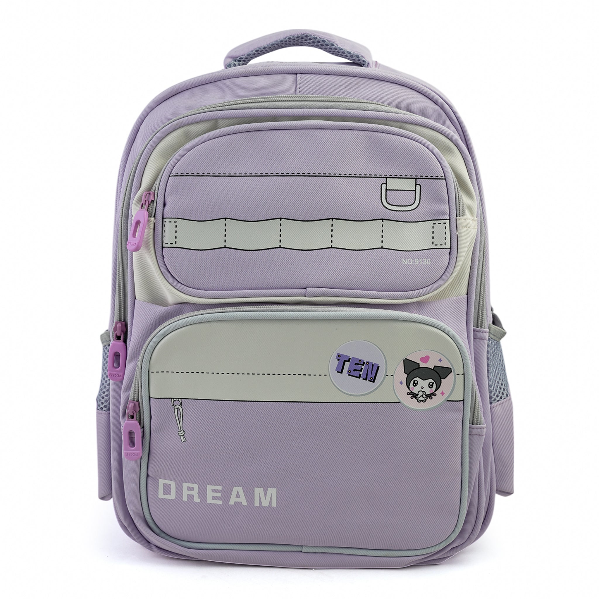 Kids School Backpack 16" - Purple, School Bags, Chase Value, Chase Value