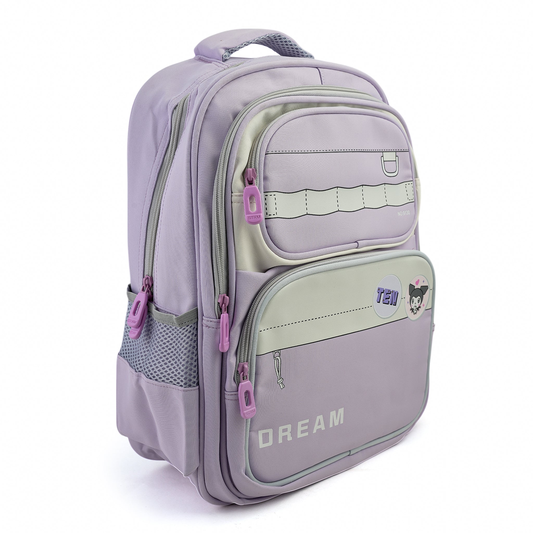 Kids School Backpack 16" - Purple, School Bags, Chase Value, Chase Value