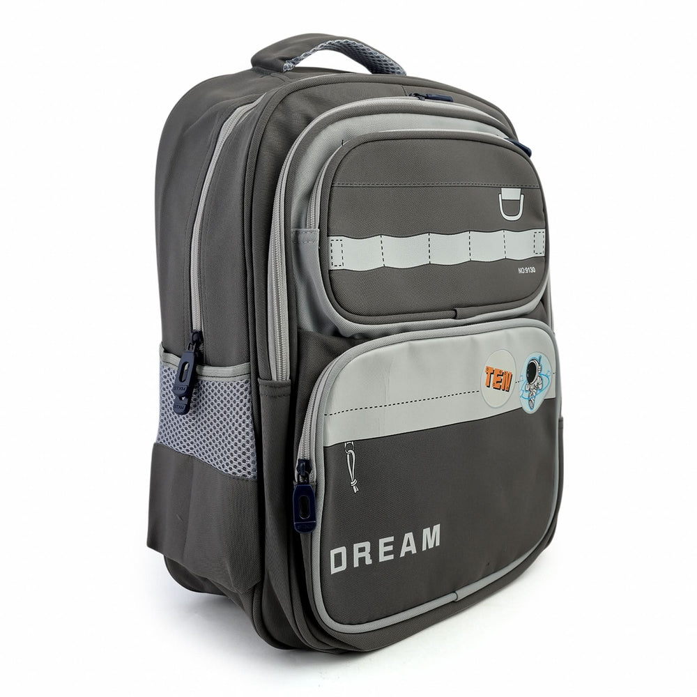 Kids School Backpack 16" - Grey, School Bags, Chase Value, Chase Value