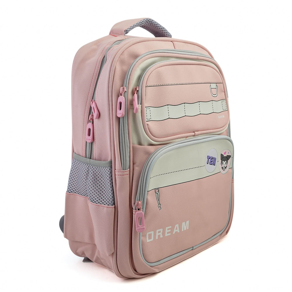Kids School Backpack 16" - Peach, School Bags, Chase Value, Chase Value