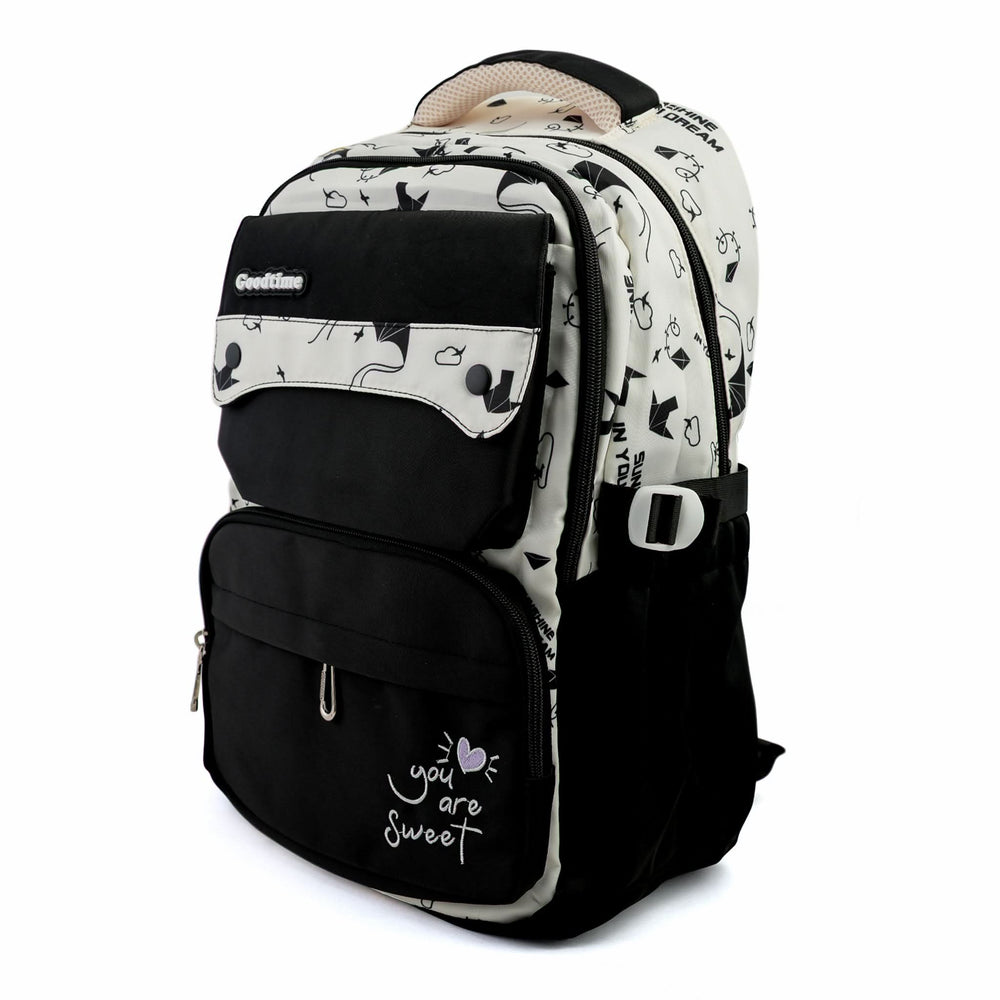 Kids School Backpack 16" - Black, School Bags, Chase Value, Chase Value