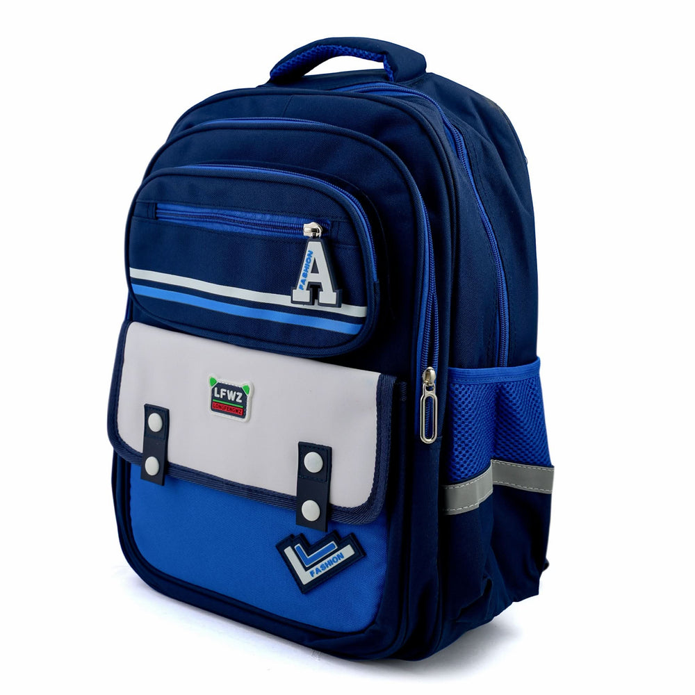 Kids School Backpack 16" - Blue, School Bags, Chase Value, Chase Value