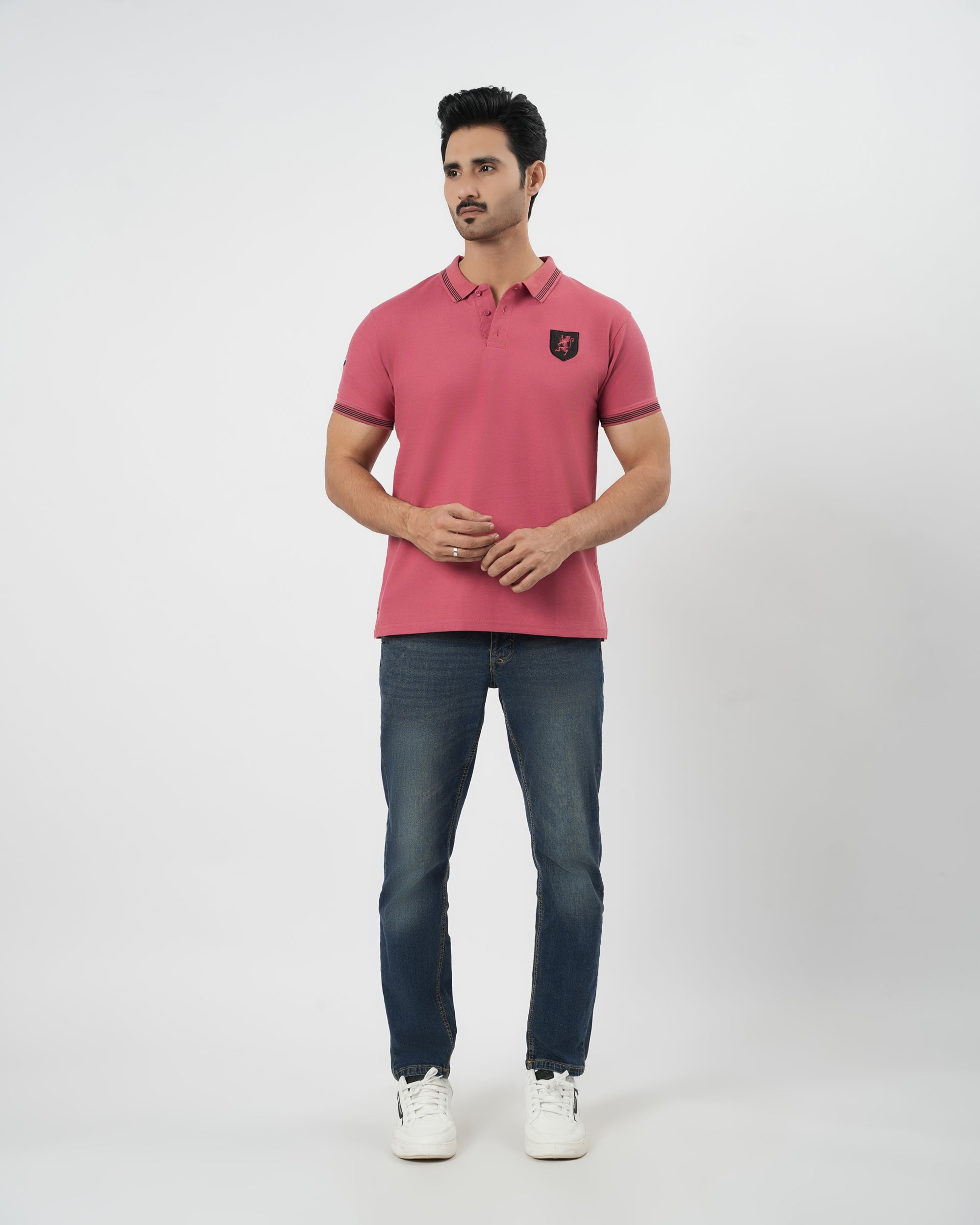 Men's Half Sleeves Polo Jersey T-Shirt