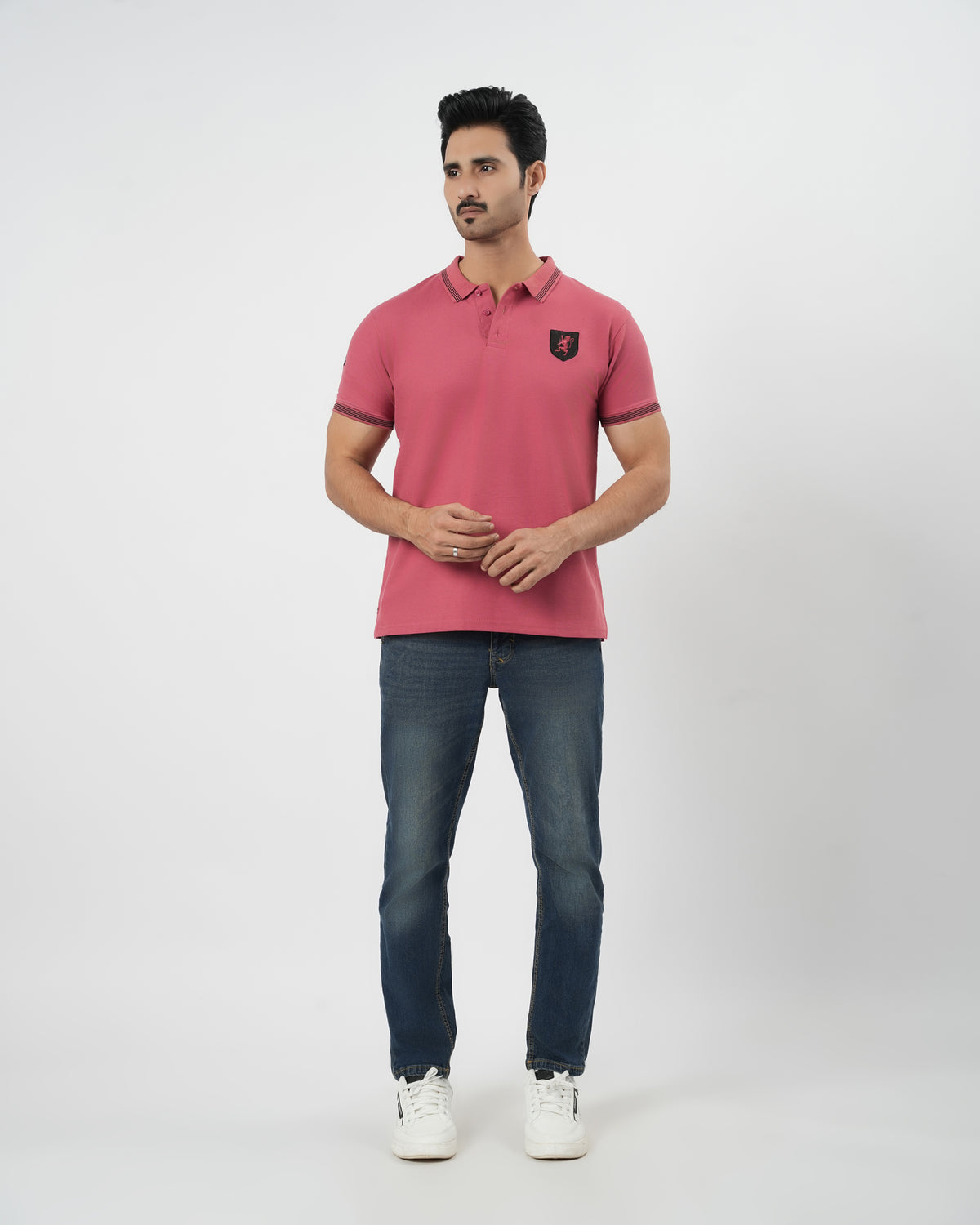 Men's Half Sleeves Polo Jersey T-Shirt