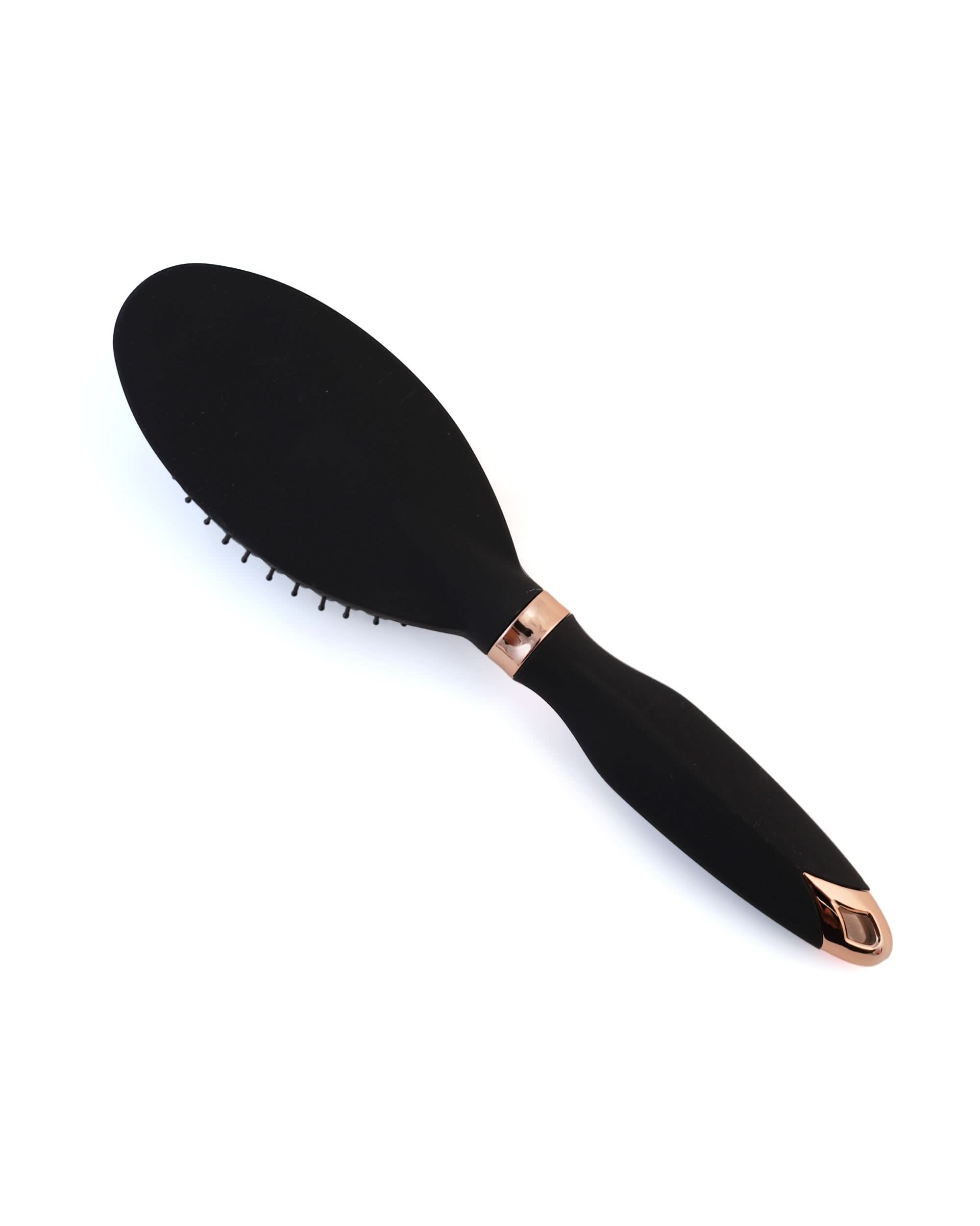 Valuables Oval Hair Brush-Black, Comb & Mirror, Chase Value, Chase Value