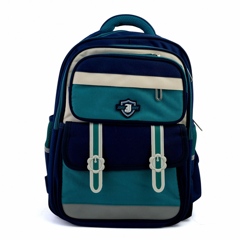Kids School Backpack 16" - Green, School Bags, Chase Value, Chase Value