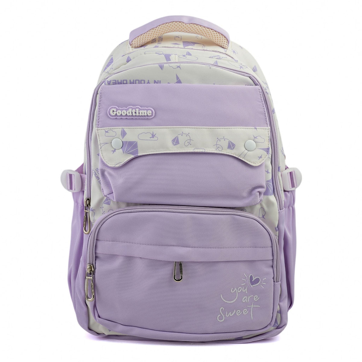 Kids School Backpack 16" - Purple, School Bags, Chase Value, Chase Value