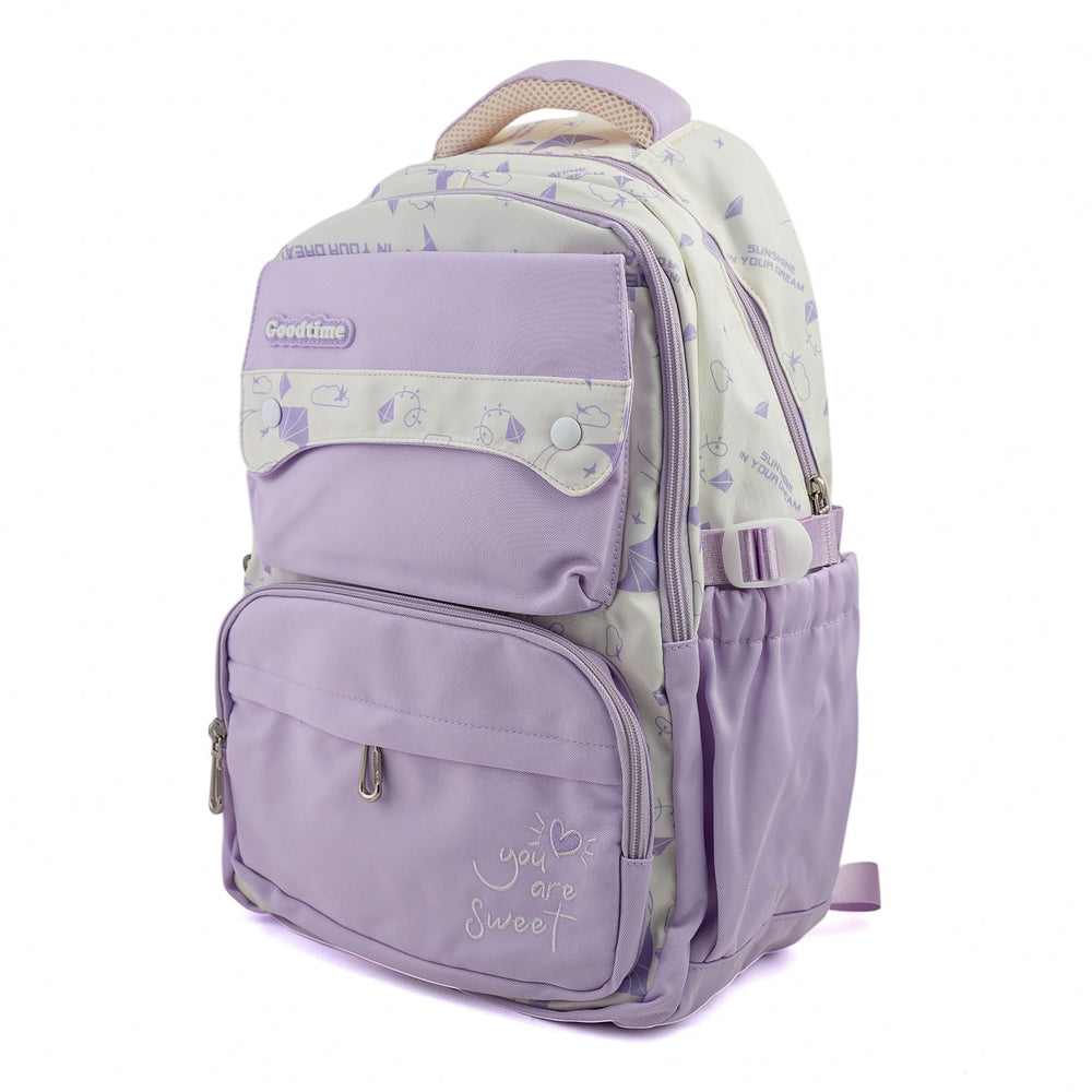 Kids School Backpack 16" - Purple, School Bags, Chase Value, Chase Value