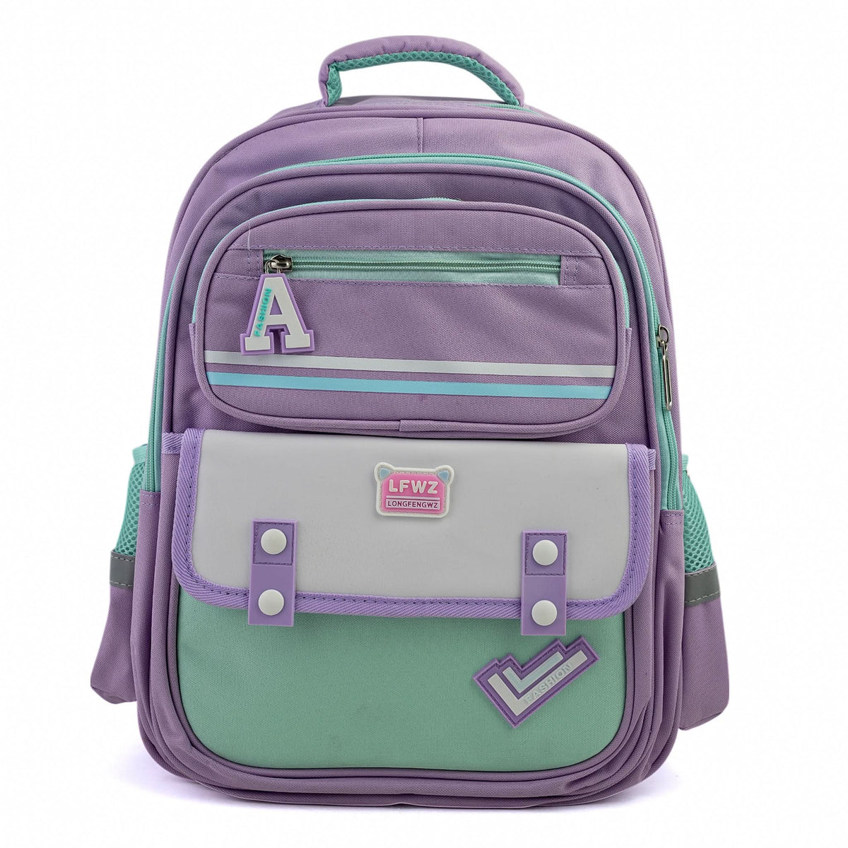 Kids School Backpack 16" - Purple, School Bags, Chase Value, Chase Value