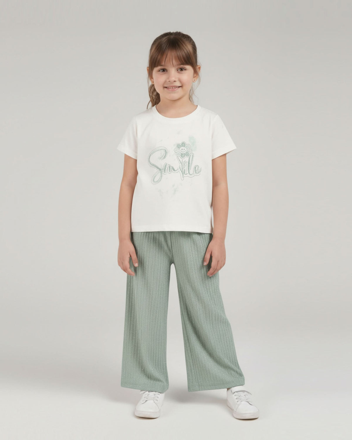 Girls 2 Piece Set, Girls Half Sleeves Suit, Chase Value, Chase Value