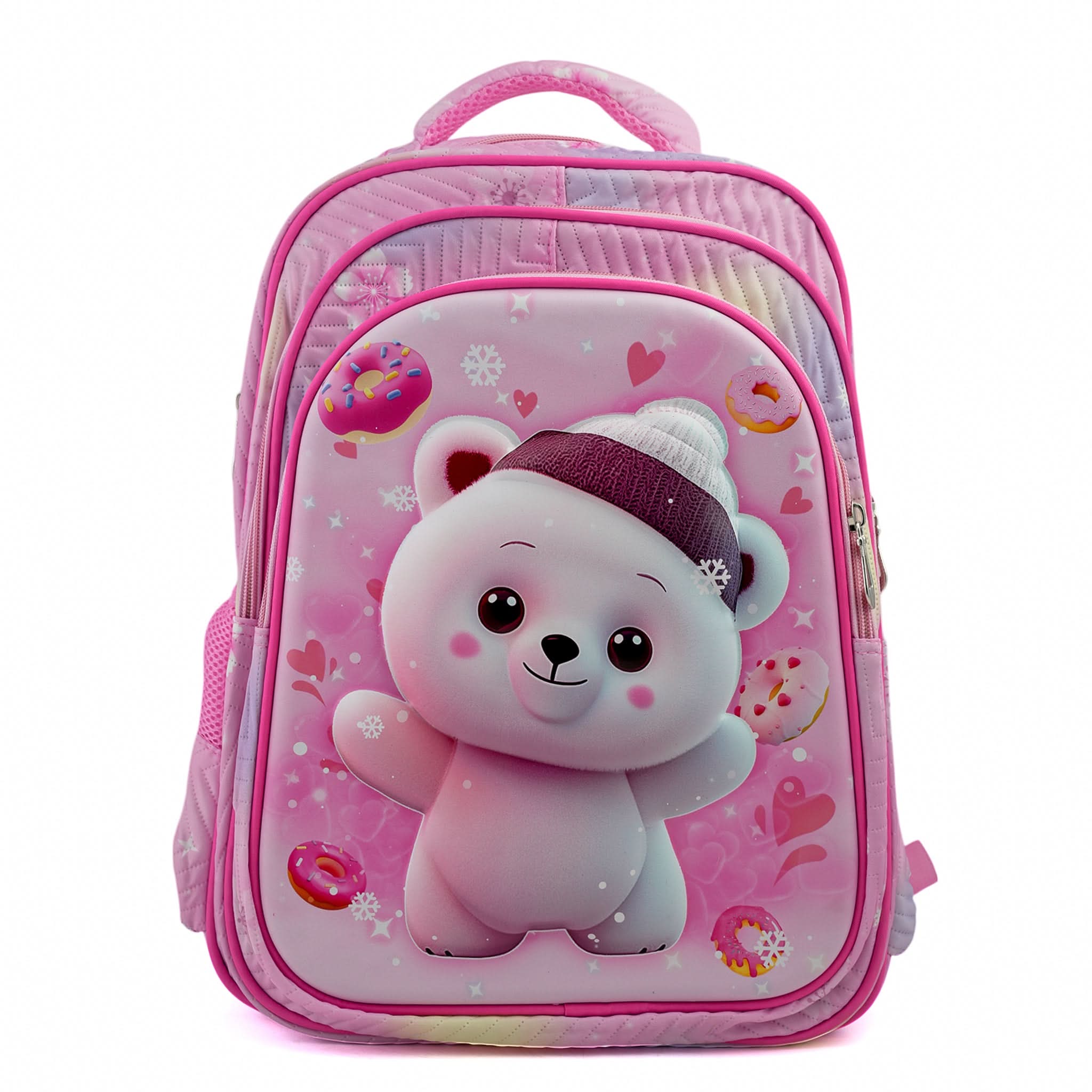 Kids School Backpack 16" - Pink, School Bags, Chase Value, Chase Value