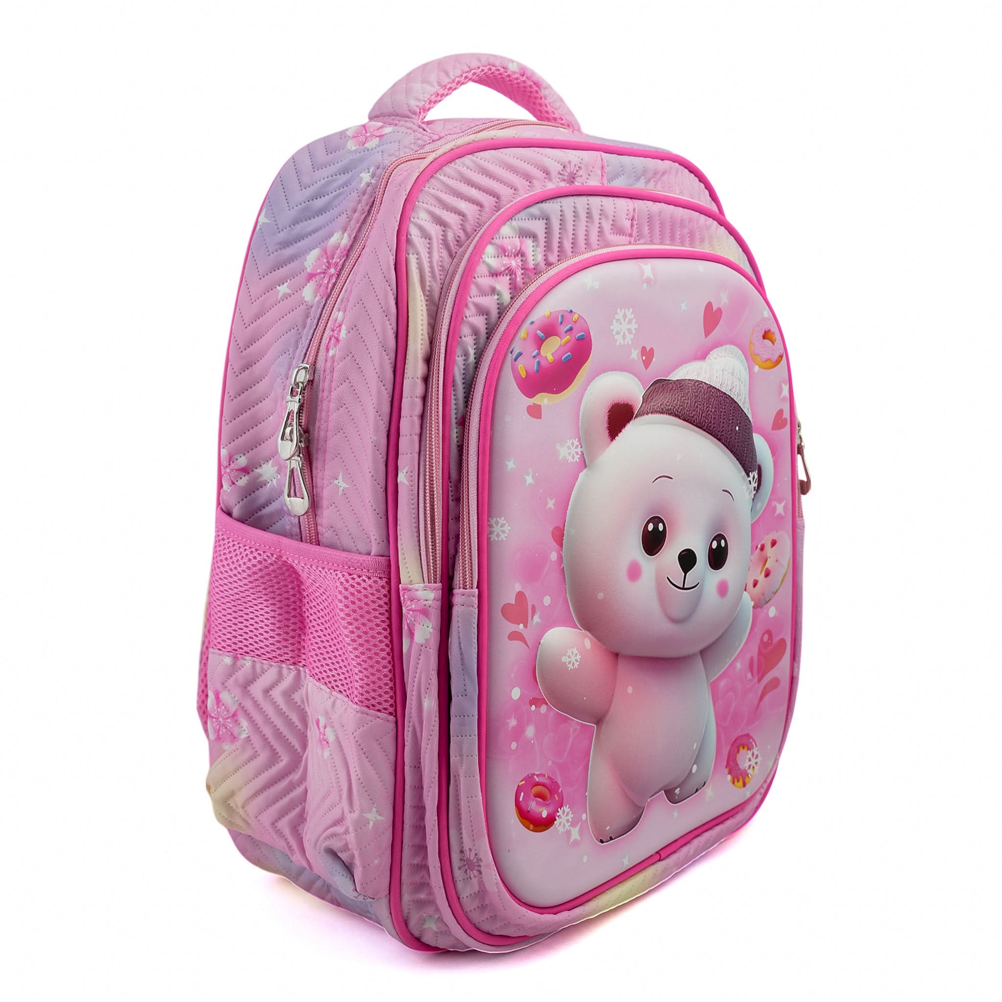 Kids School Backpack 16" - Pink, School Bags, Chase Value, Chase Value