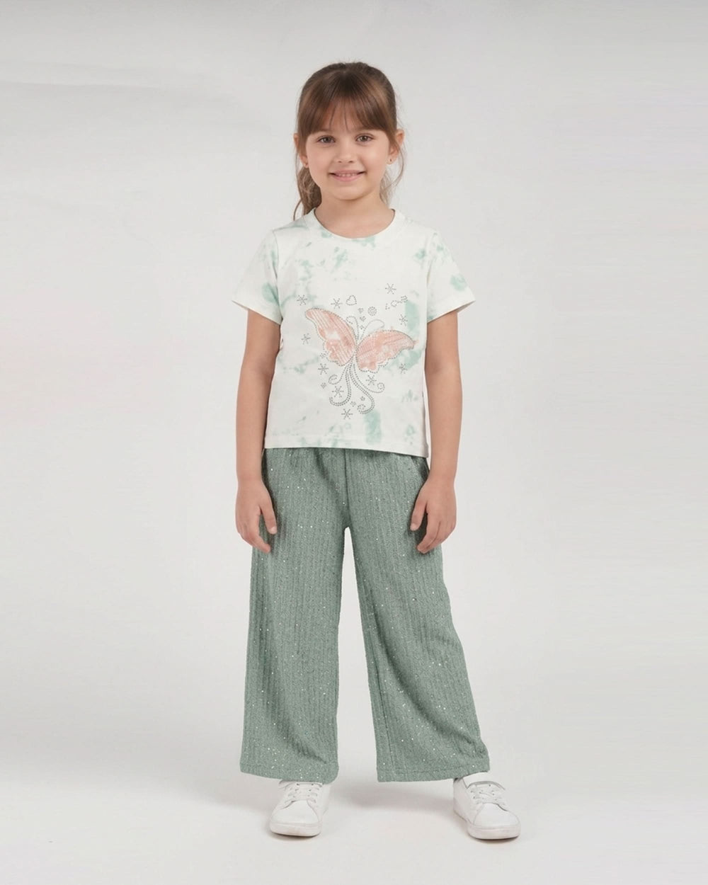 Girls 2 Piece Set, Girls Half Sleeves Suit, Chase Value, Chase Value