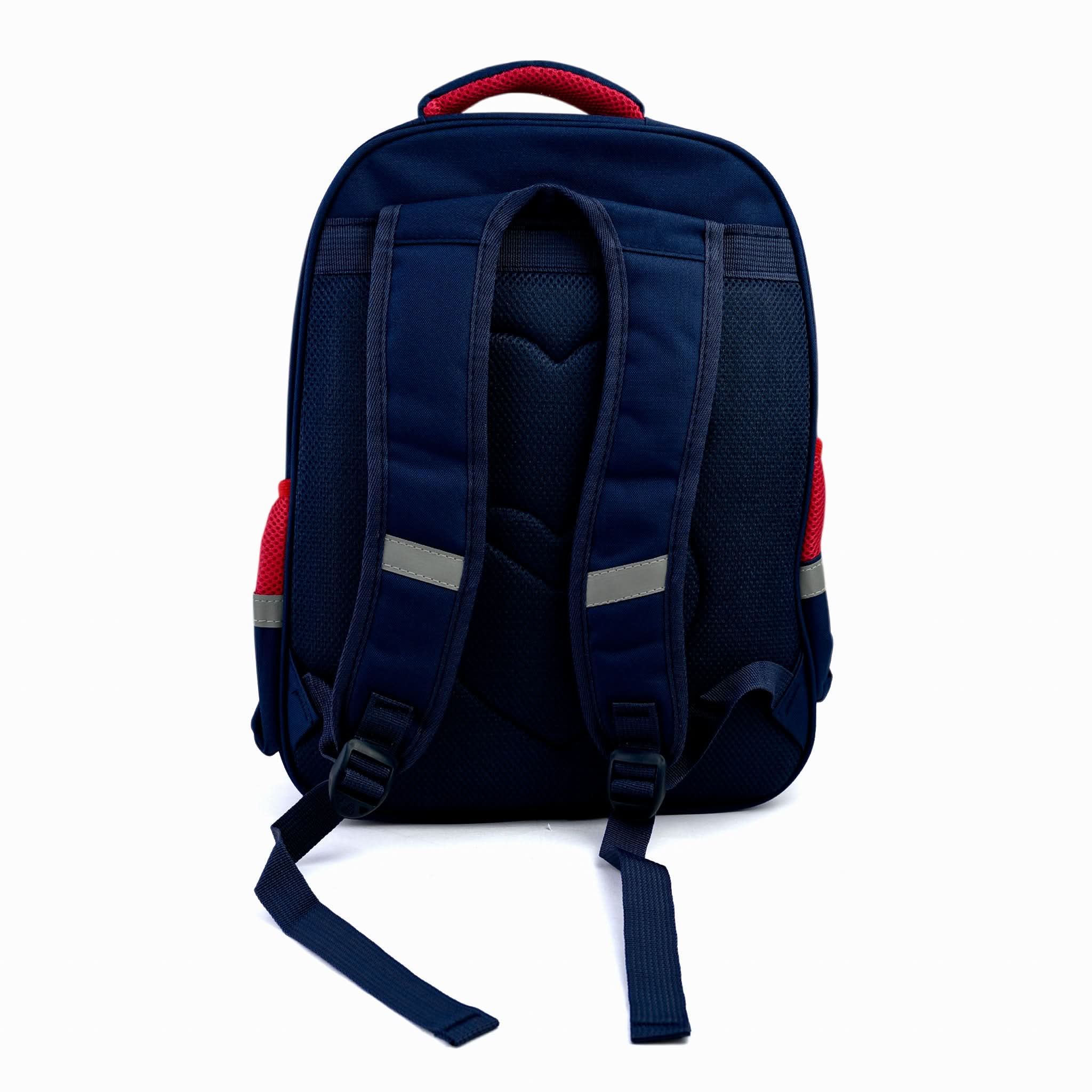 Kids School Backpack 16" - Red, School Bags, Chase Value, Chase Value