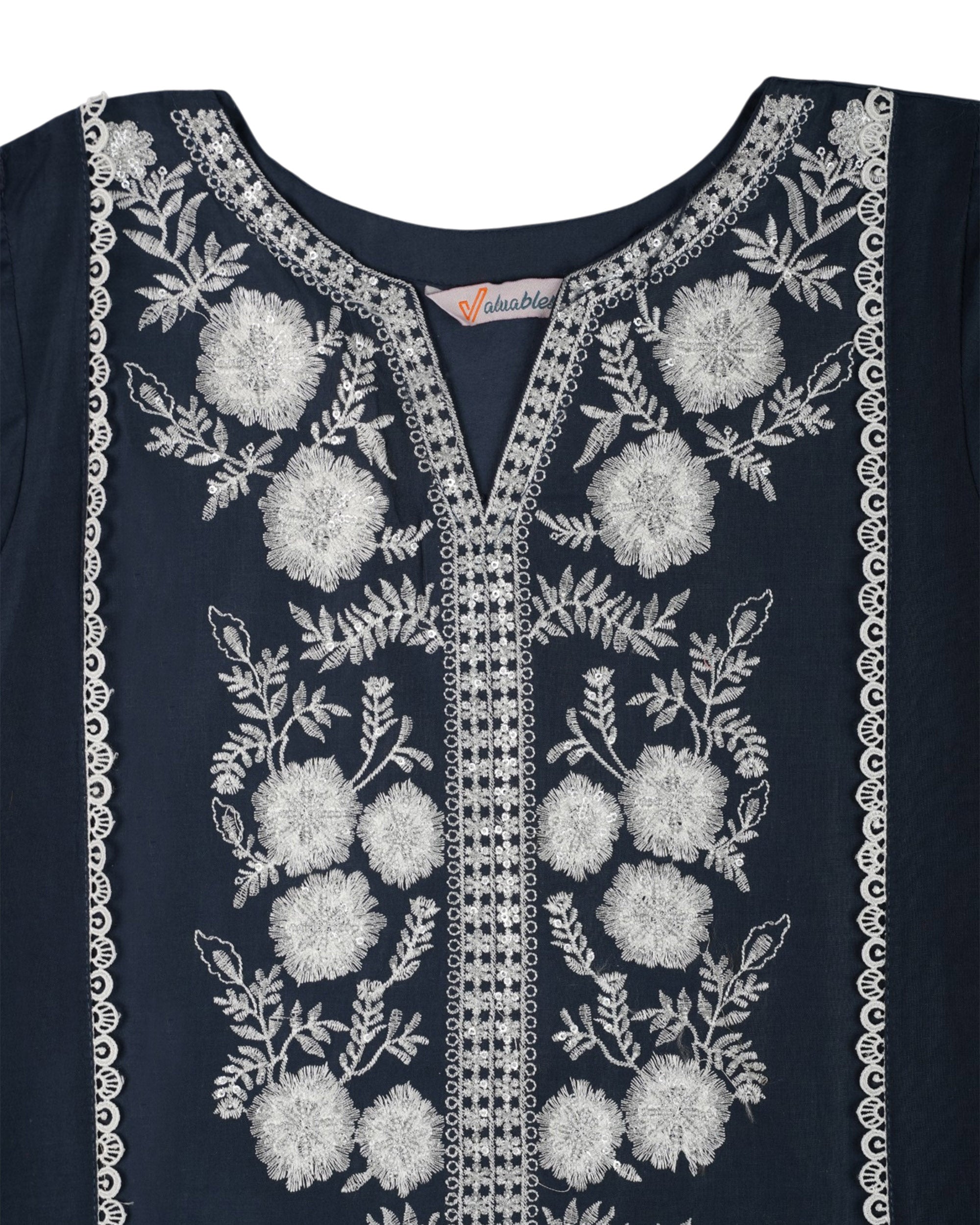 Valuables Women's Embroidered Kurti