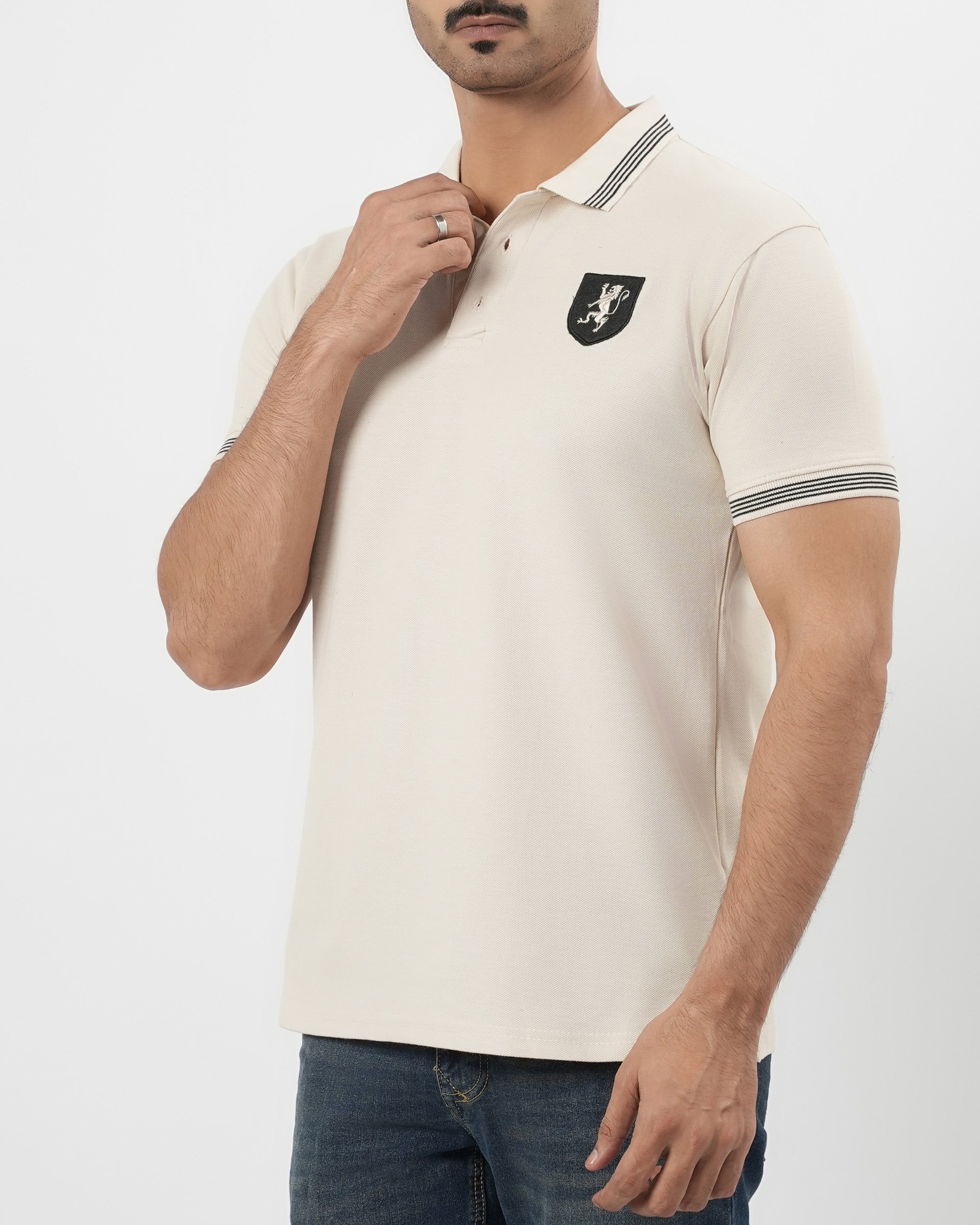 Men's Half Sleeves Polo Jersey T-Shirt