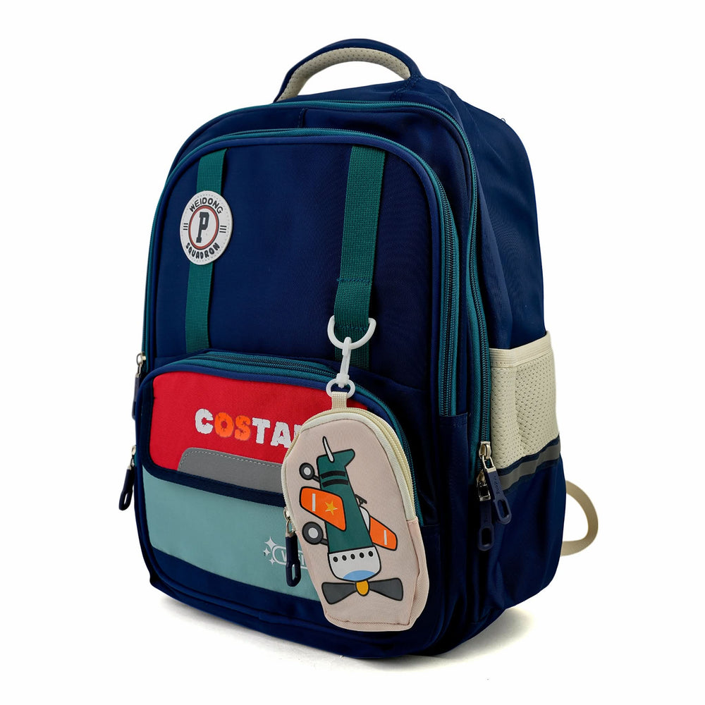 Kids School Backpack 16" - Blue, School Bags, Chase Value, Chase Value