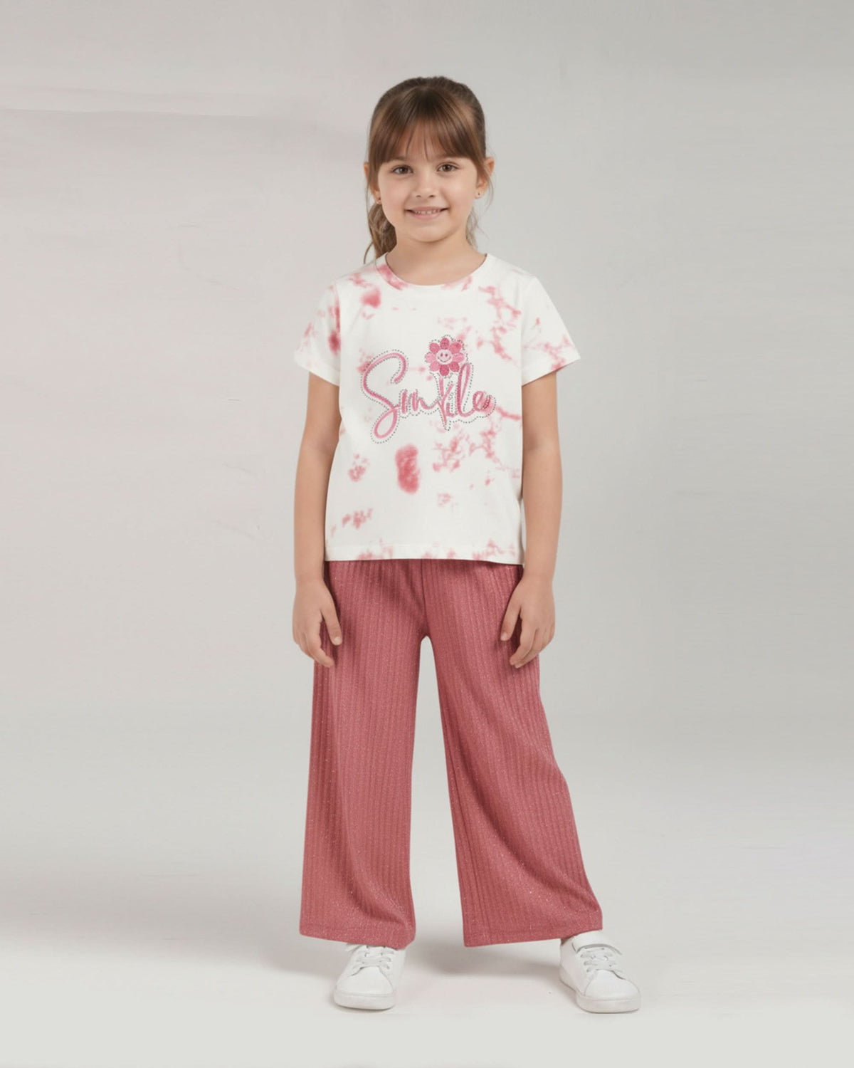 Girls 2 Piece Set, Girls Half Sleeves Suit, Chase Value, Chase Value