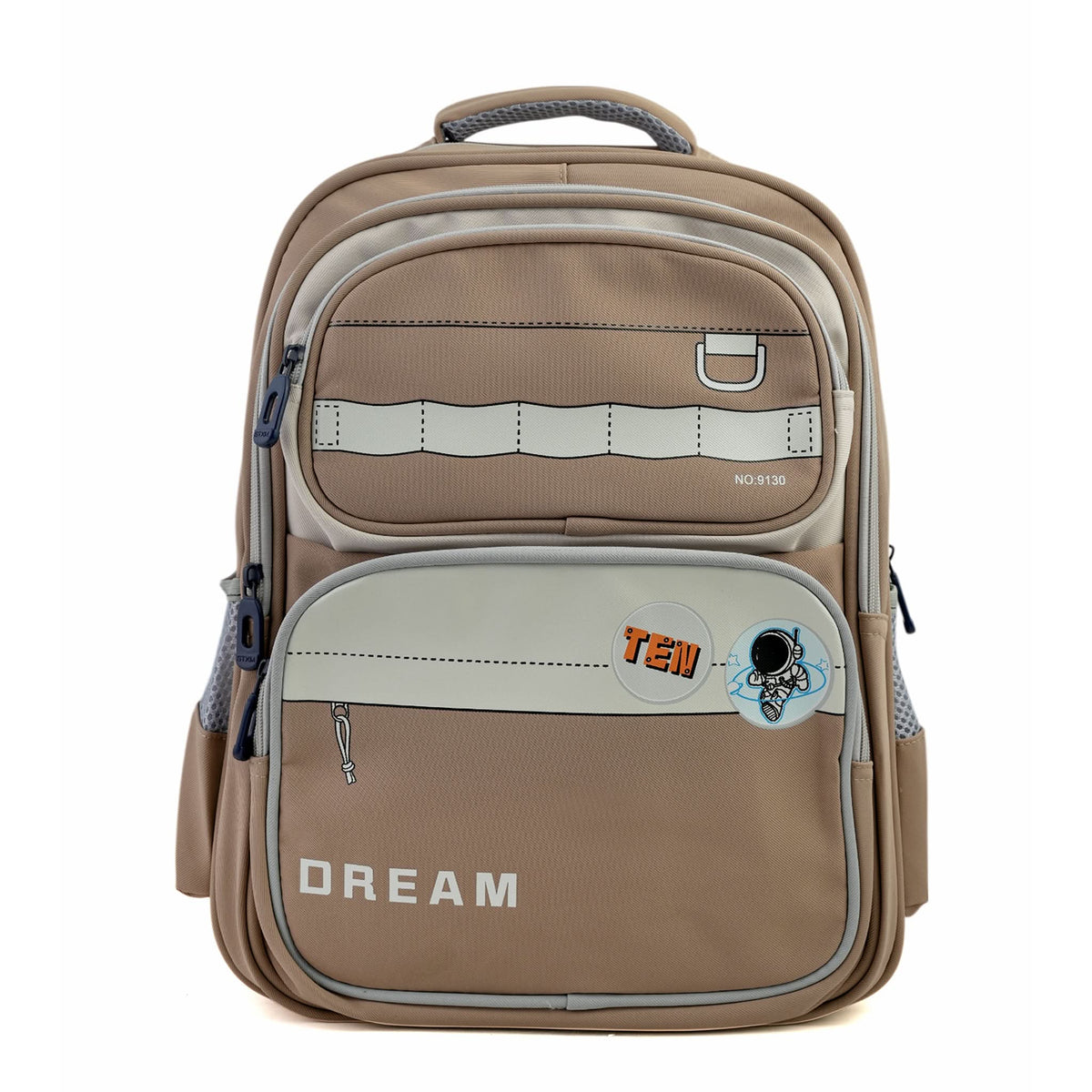 Kids School Backpack 16" - Camel, School Bags, Chase Value, Chase Value