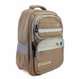 Kids School Backpack 16" - Camel, School Bags, Chase Value, Chase Value