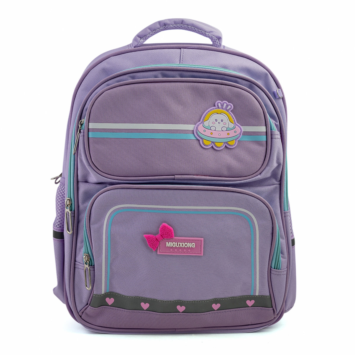 Kids School Backpack 16" - Purple, School Bags, Chase Value, Chase Value