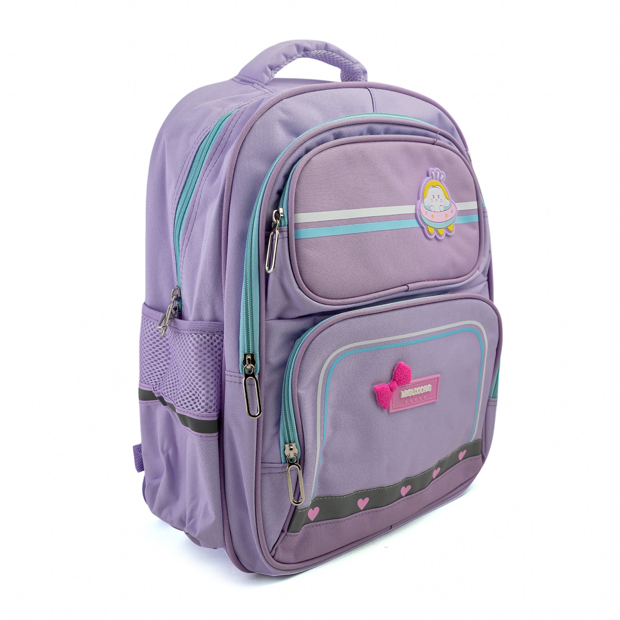 Kids School Backpack 16" - Purple, School Bags, Chase Value, Chase Value
