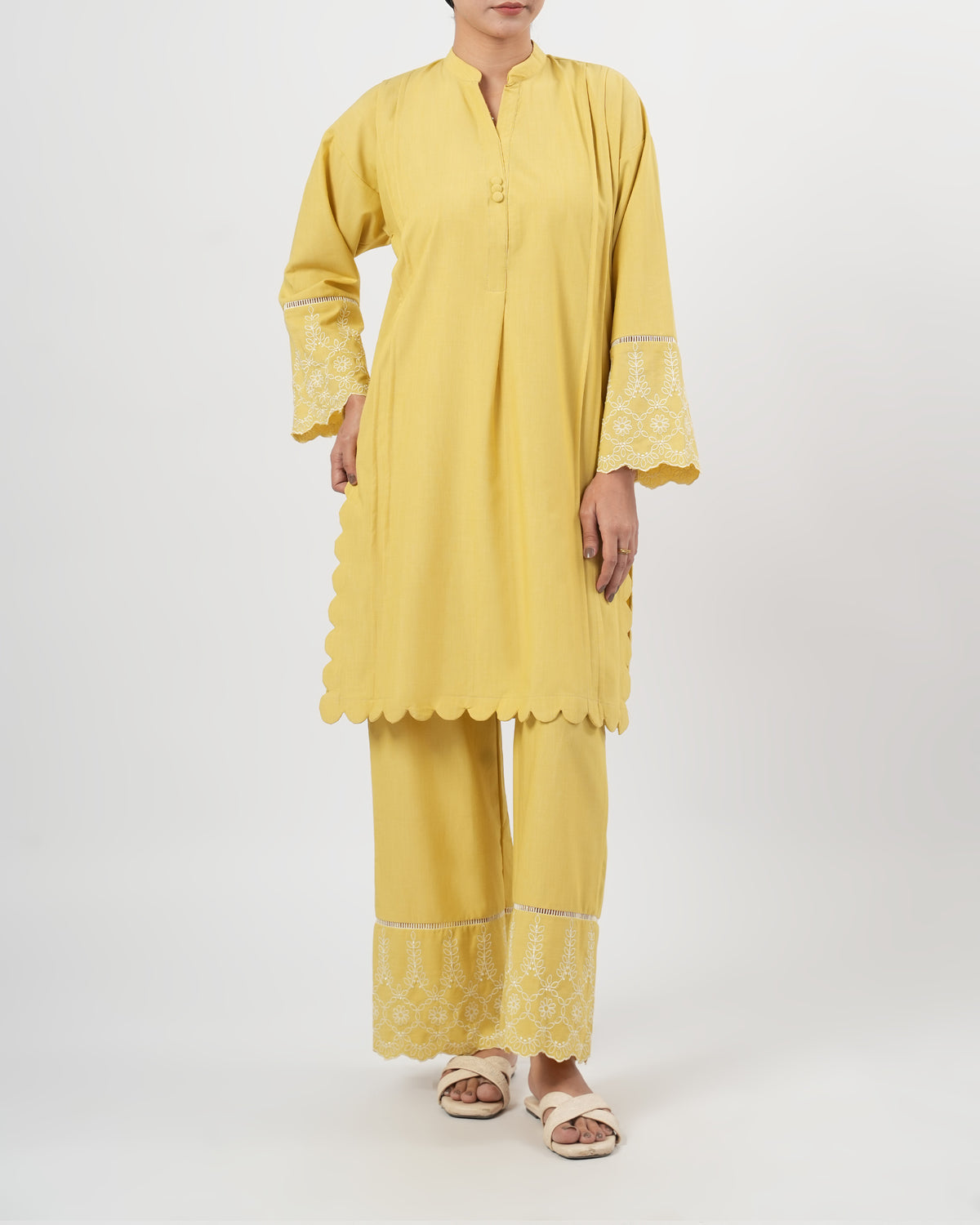 Eminent Women's Fusion Embroidered 2Pc Suit