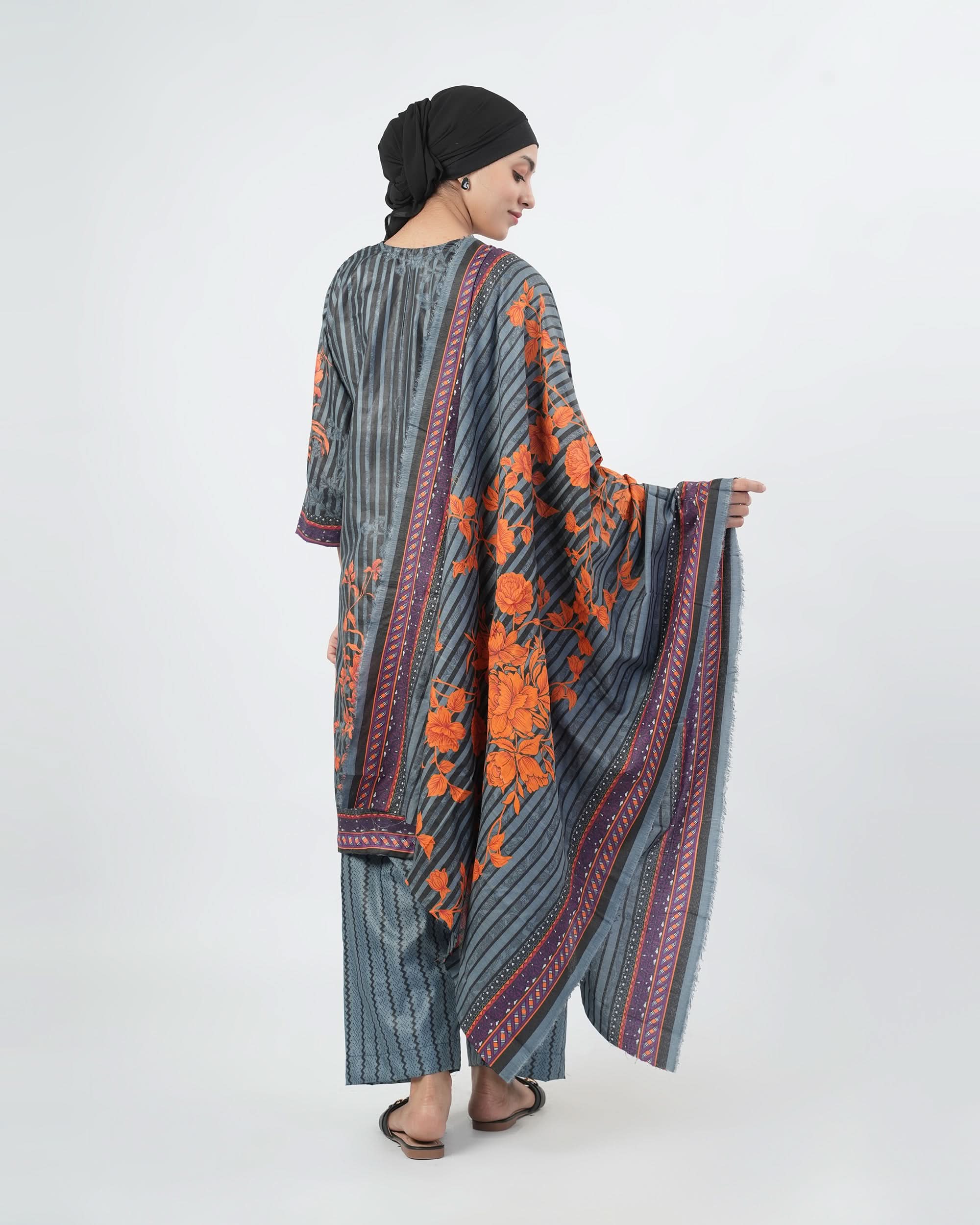 Shahzaib Gull Gee Printed 3-Pcs Suit, Women, 3Pcs Shalwar Suit, Chase Value, Chase Value