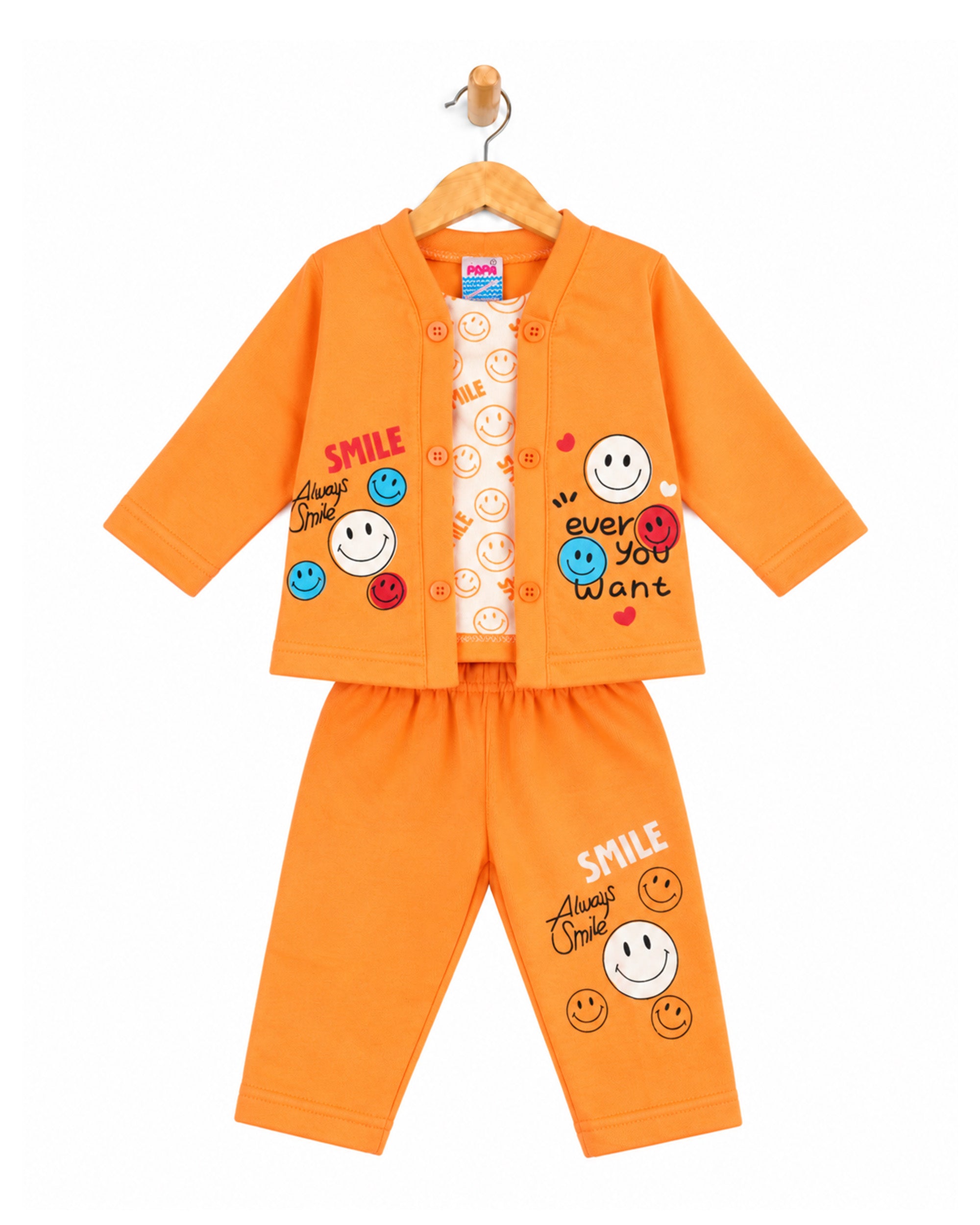 Newborn Boys Full Sleeves Suit