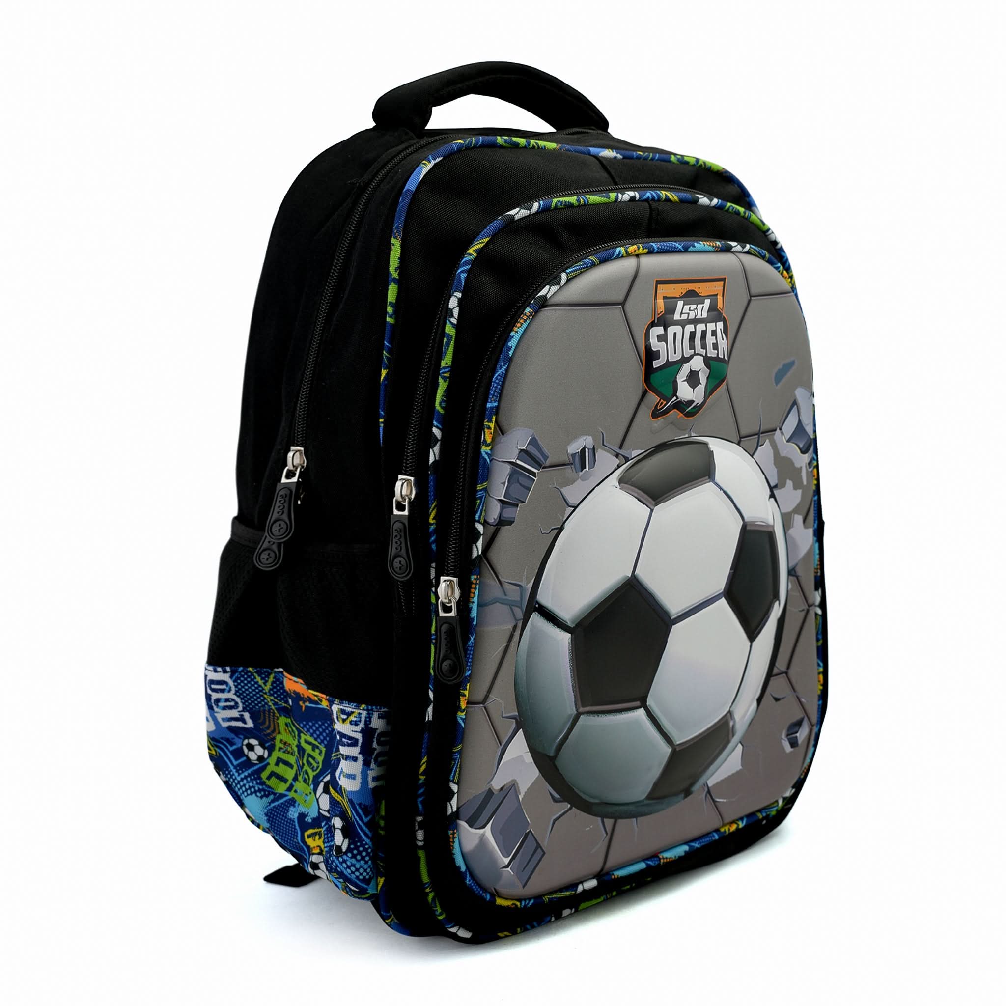 Kids School Backpack 16" - Black, School Bags, Chase Value, Chase Value