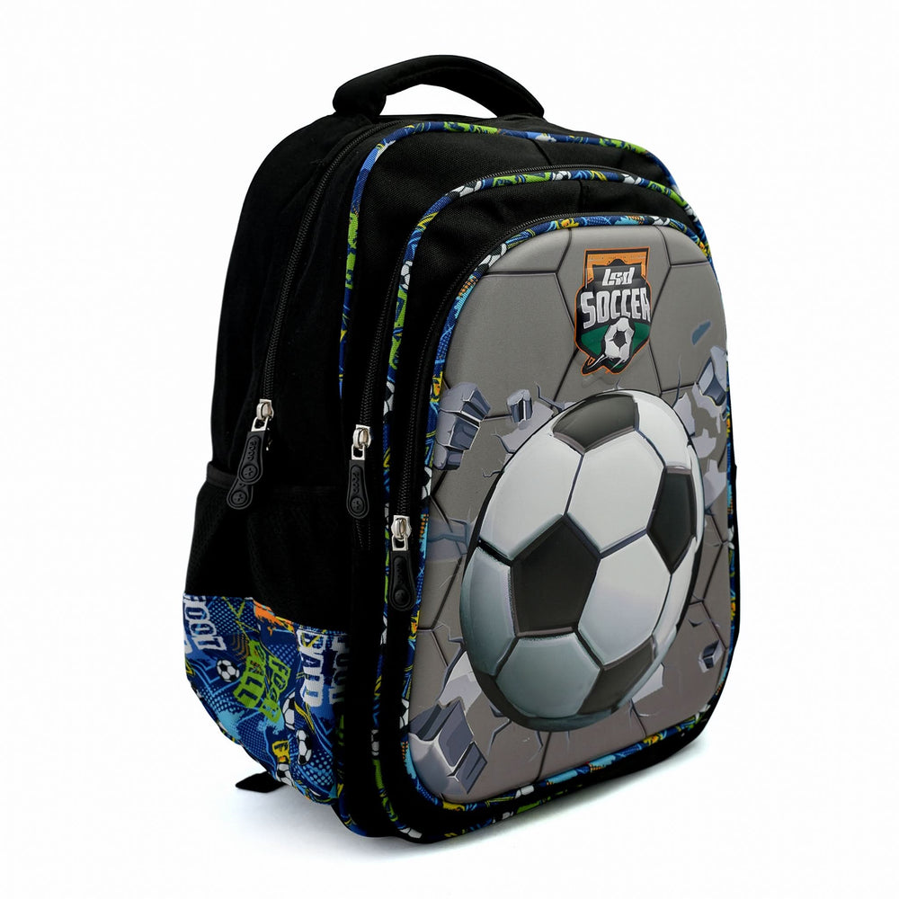 Kids School Backpack 16" - Black, School Bags, Chase Value, Chase Value