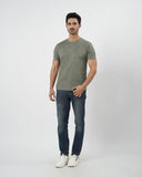 Men's Stripe Half Sleeves T-Shirt