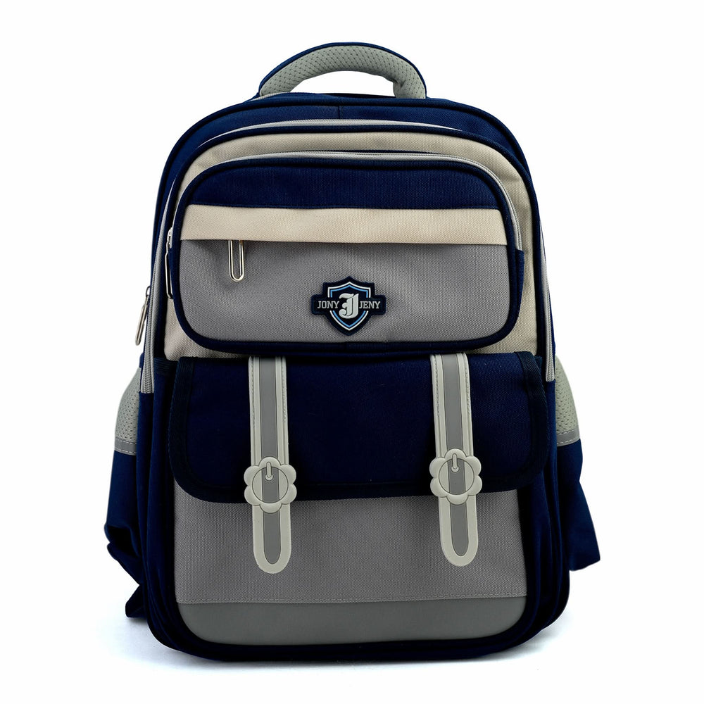 Kids School Backpack 16" - Grey, School Bags, Chase Value, Chase Value